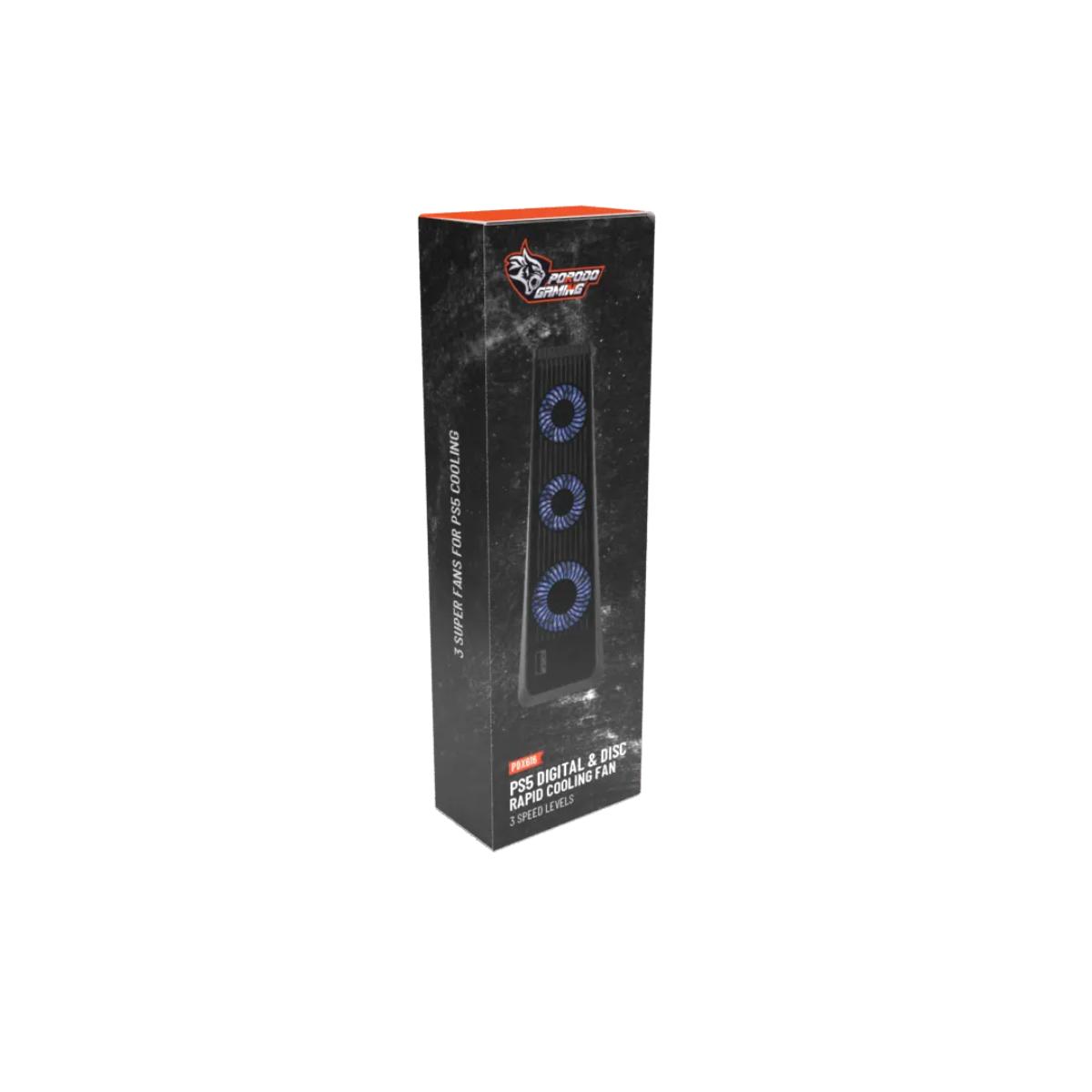 Porodo 3-Fan Rapid Cooling Stand for PS5