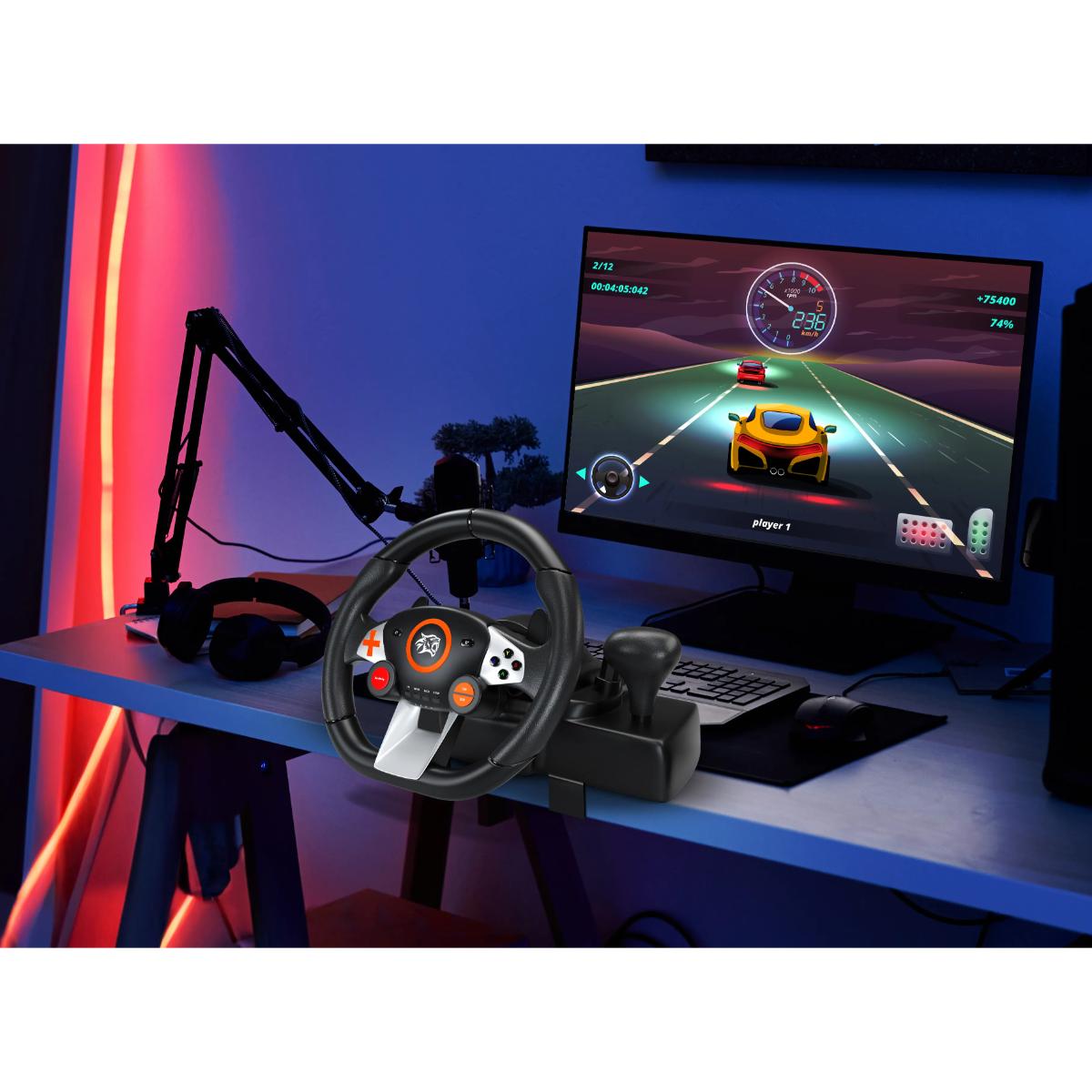 Porodo Universal Gaming Racing Wheel