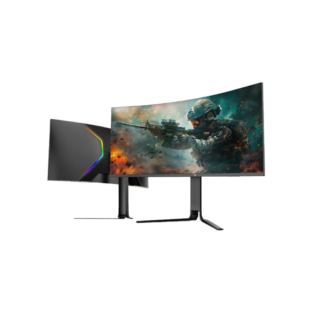 Porodo 34" Curved 200Hz Ultra-Wide Gaming Monitor