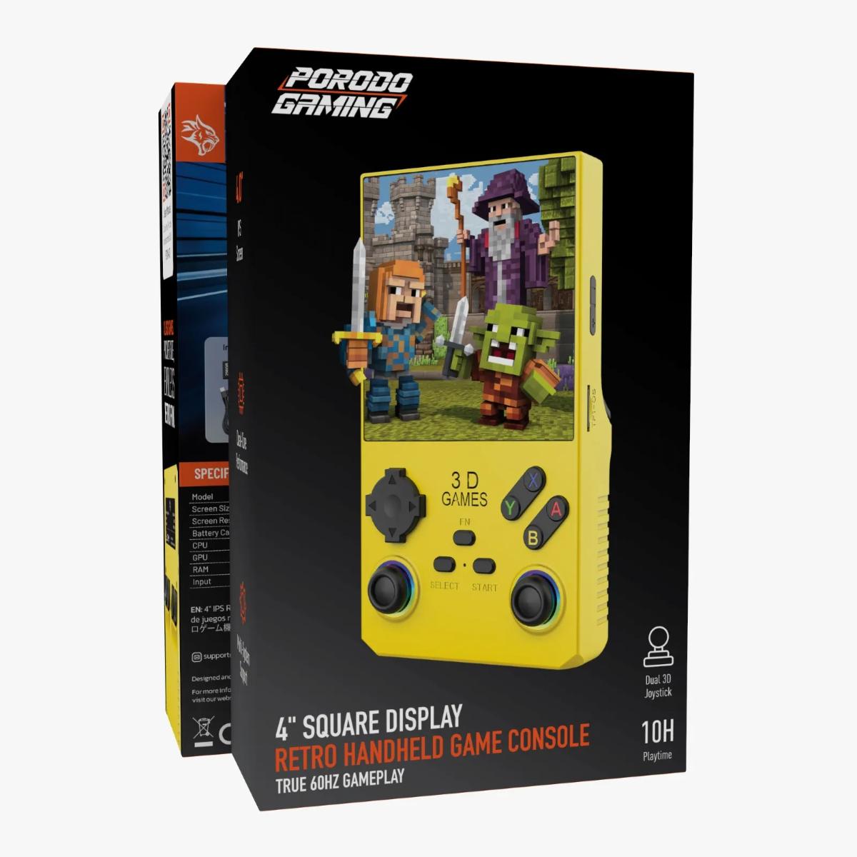 Porodo Gaming 4" Retro Handheld Console