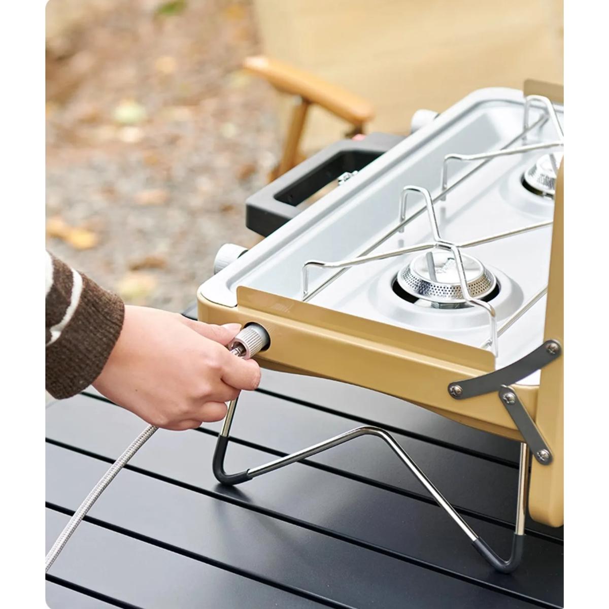 Porodo Lifestyle Dual Burner Foldable Camping Stove