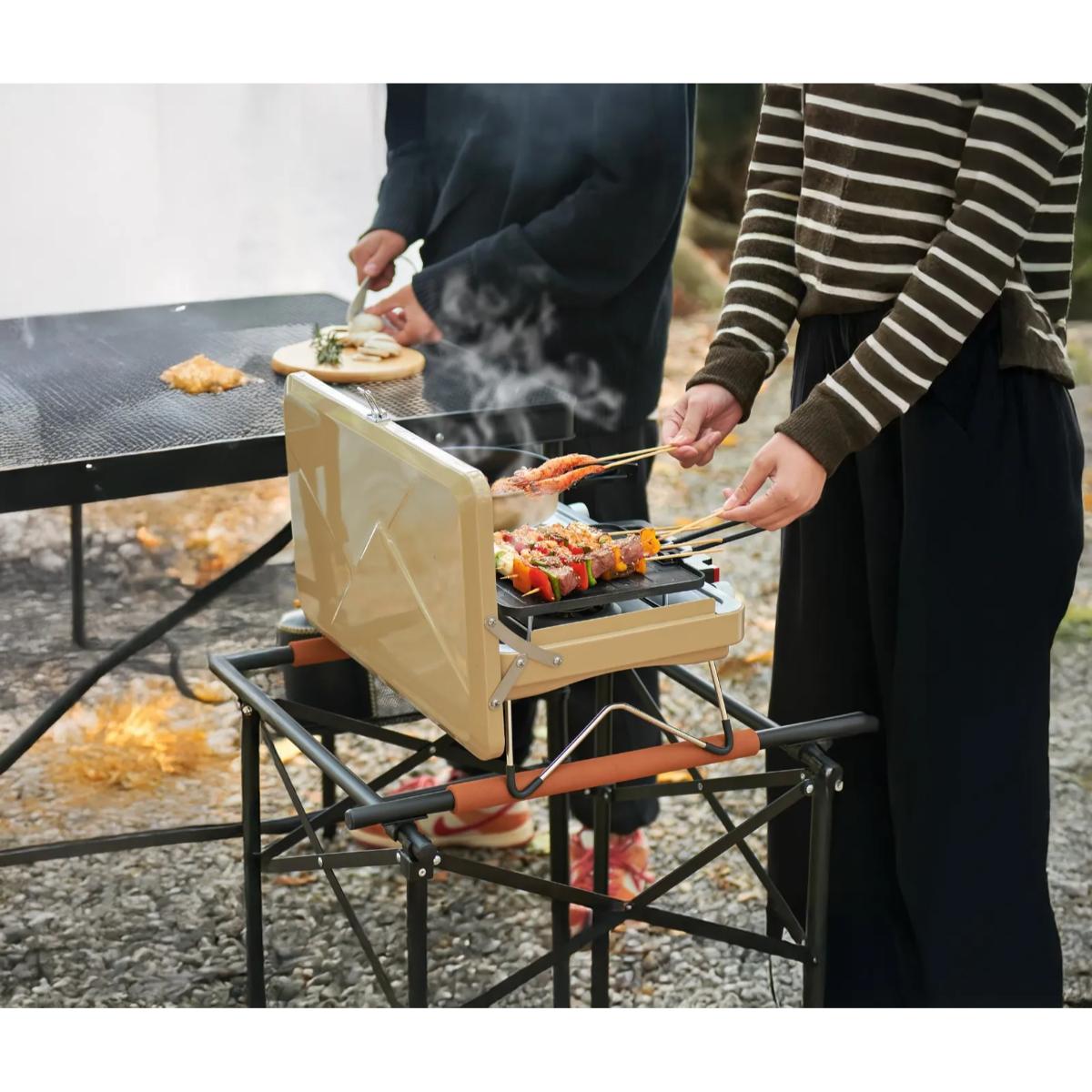 Porodo Lifestyle Dual Burner Foldable Camping Stove
