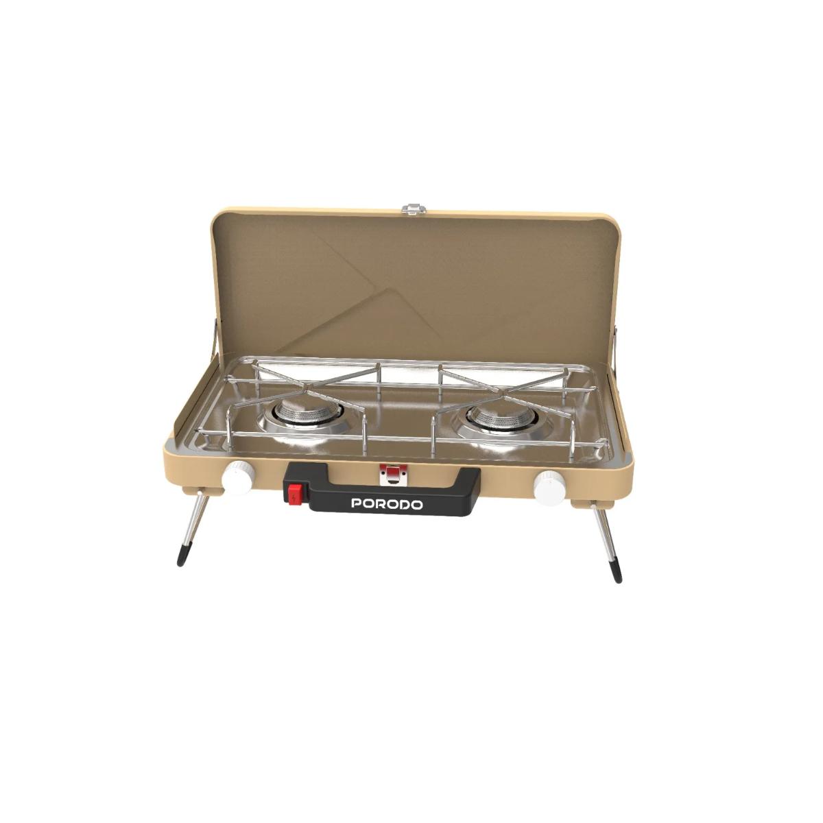 Porodo Lifestyle Dual Burner Foldable Camping Stove