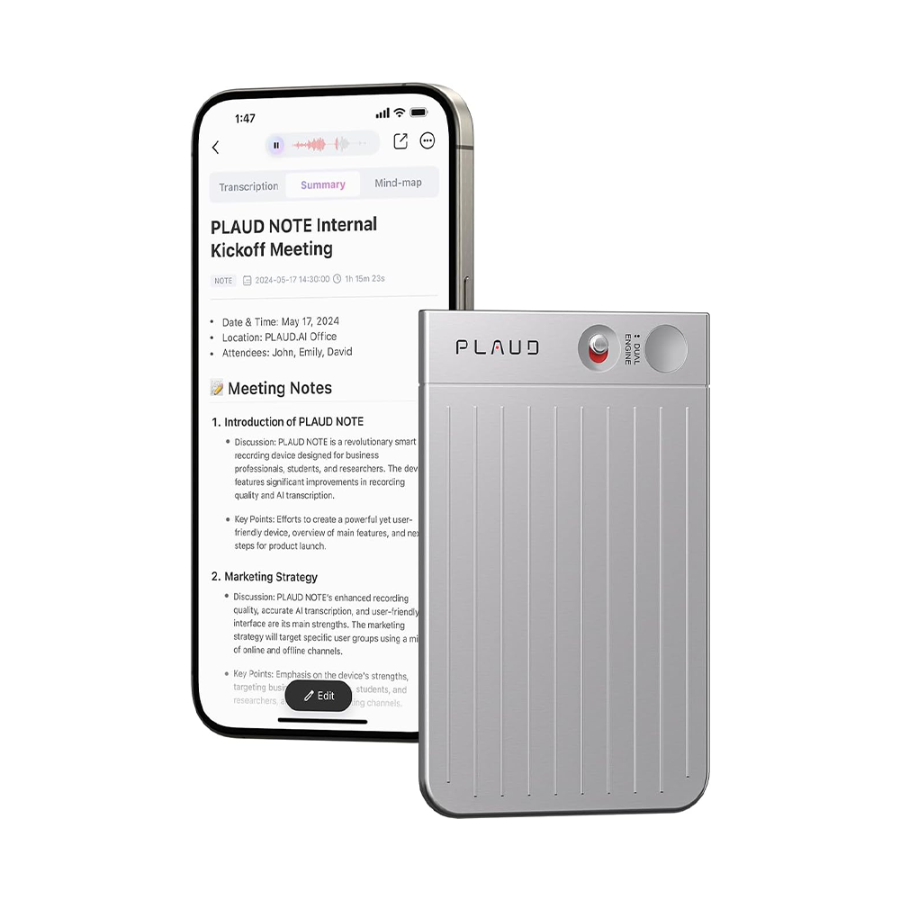 PLAUD NOTE AI Voice Recorder with Magnetic Case by PLAUD.AI | AI Voice Recorder | Tradeo Shopping