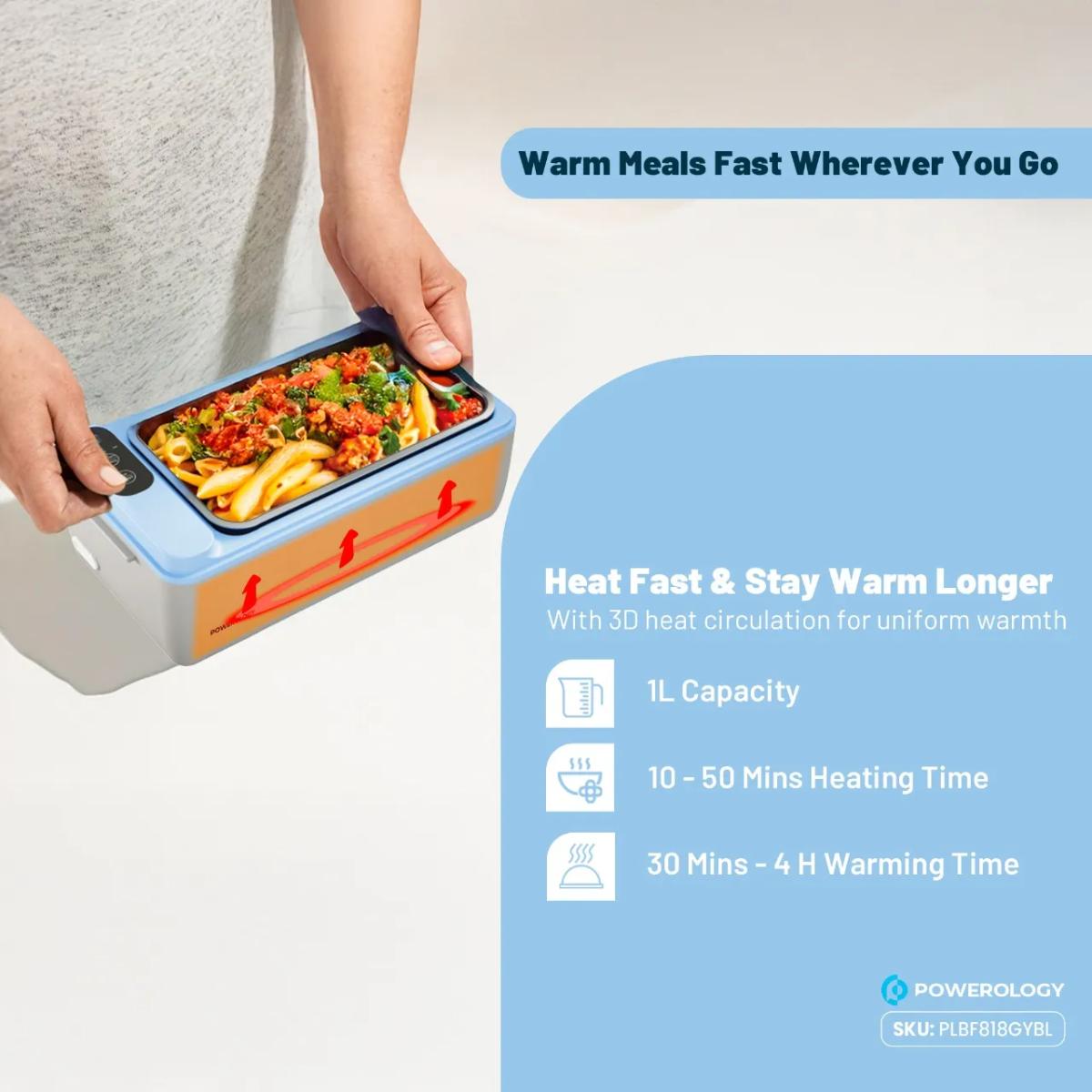 Powerology Lumo Portable Heated Lunch Box