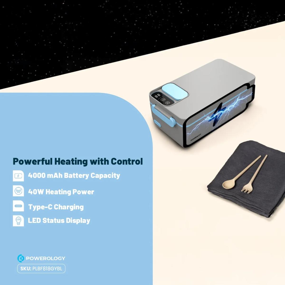 Powerology Lumo Portable Heated Lunch Box