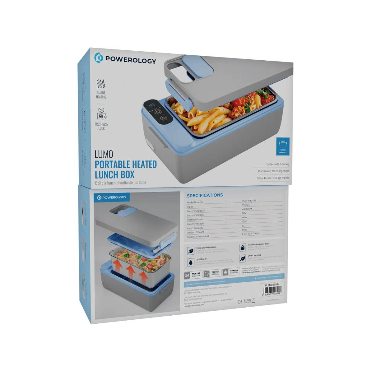 Powerology Lumo Portable Heated Lunch Box