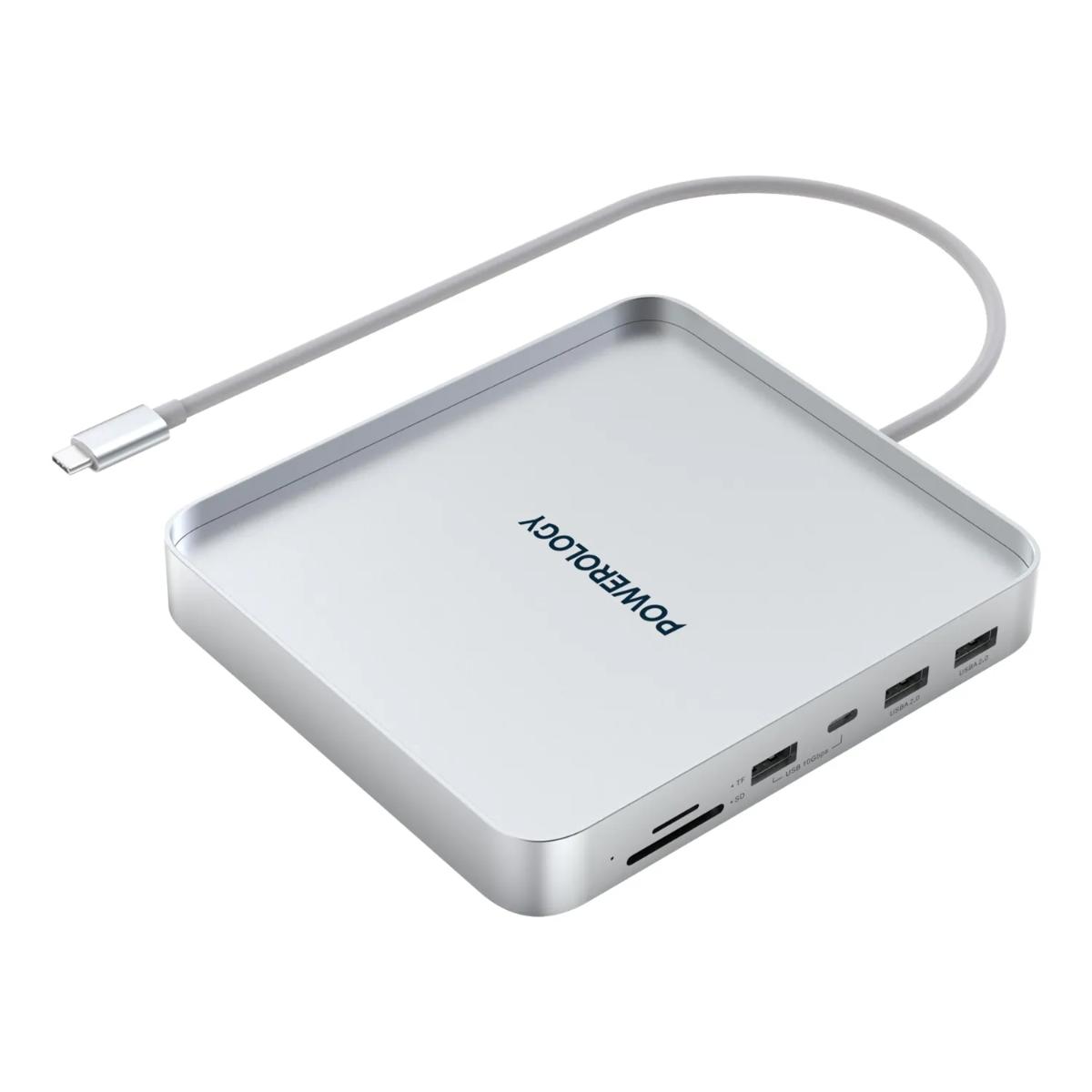Powerology 8-in-1 iMac Stand & USB-C Hub