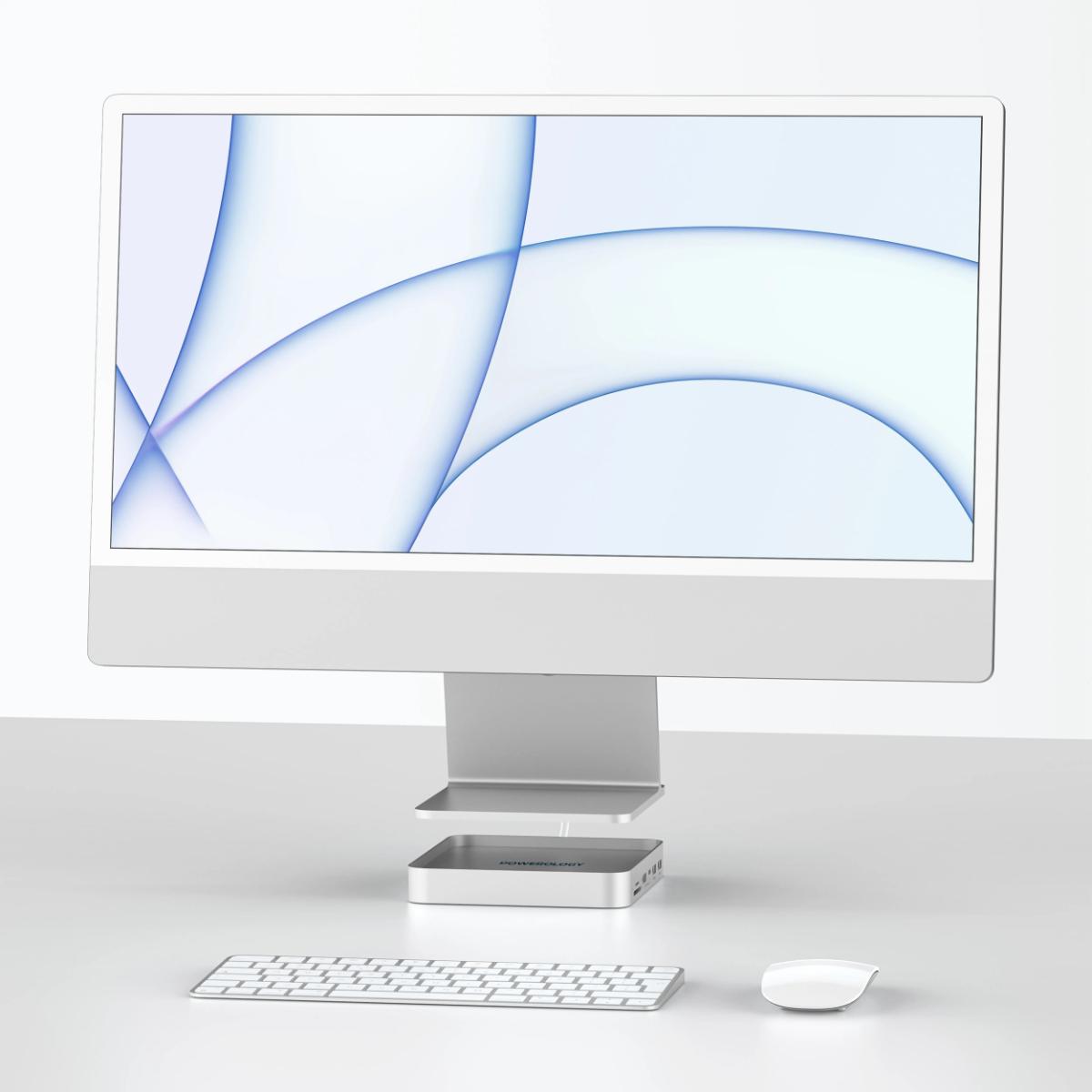 Powerology 8-in-1 iMac Stand & USB-C Hub