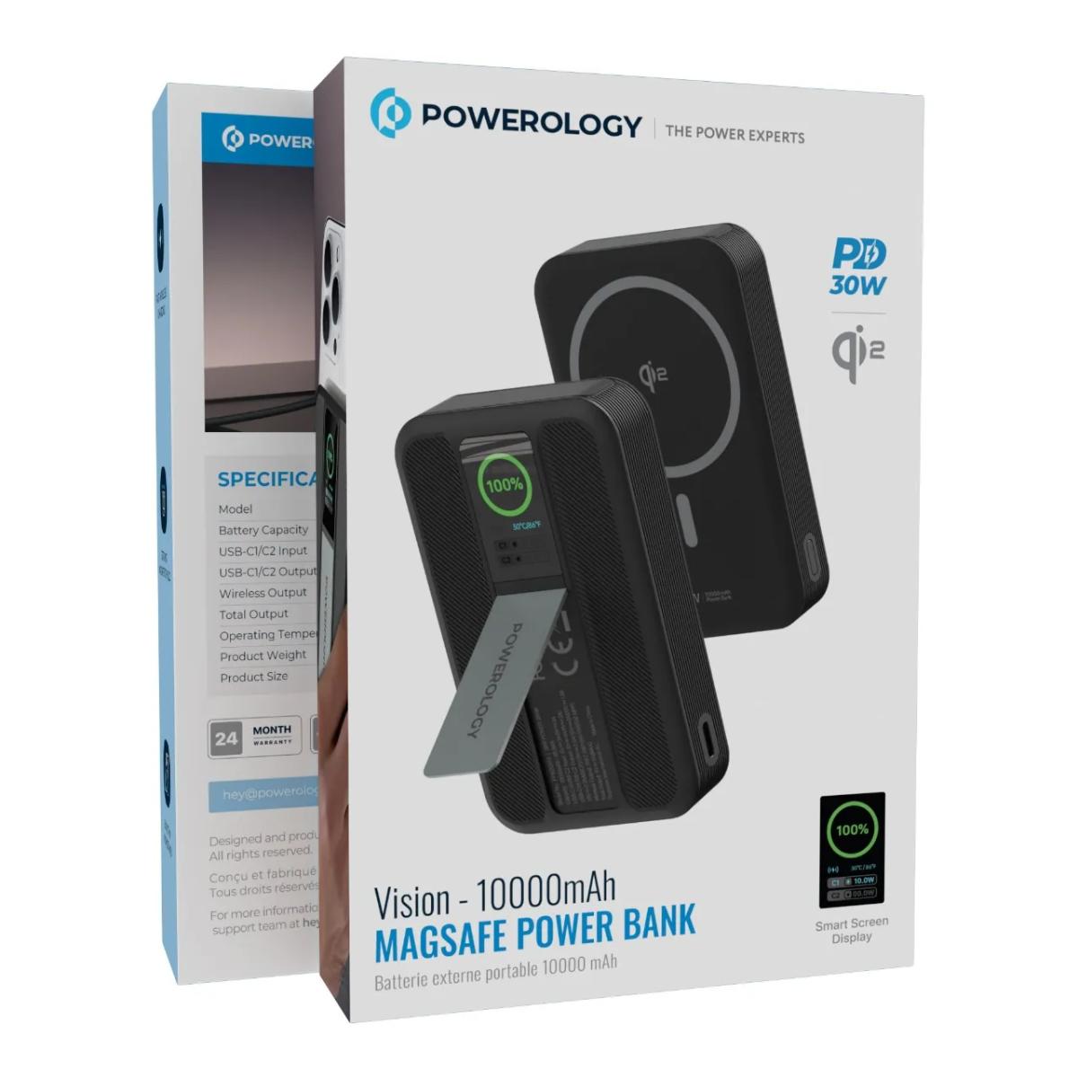 Powerology Vision 10,000mAh Magnetic Power Bank