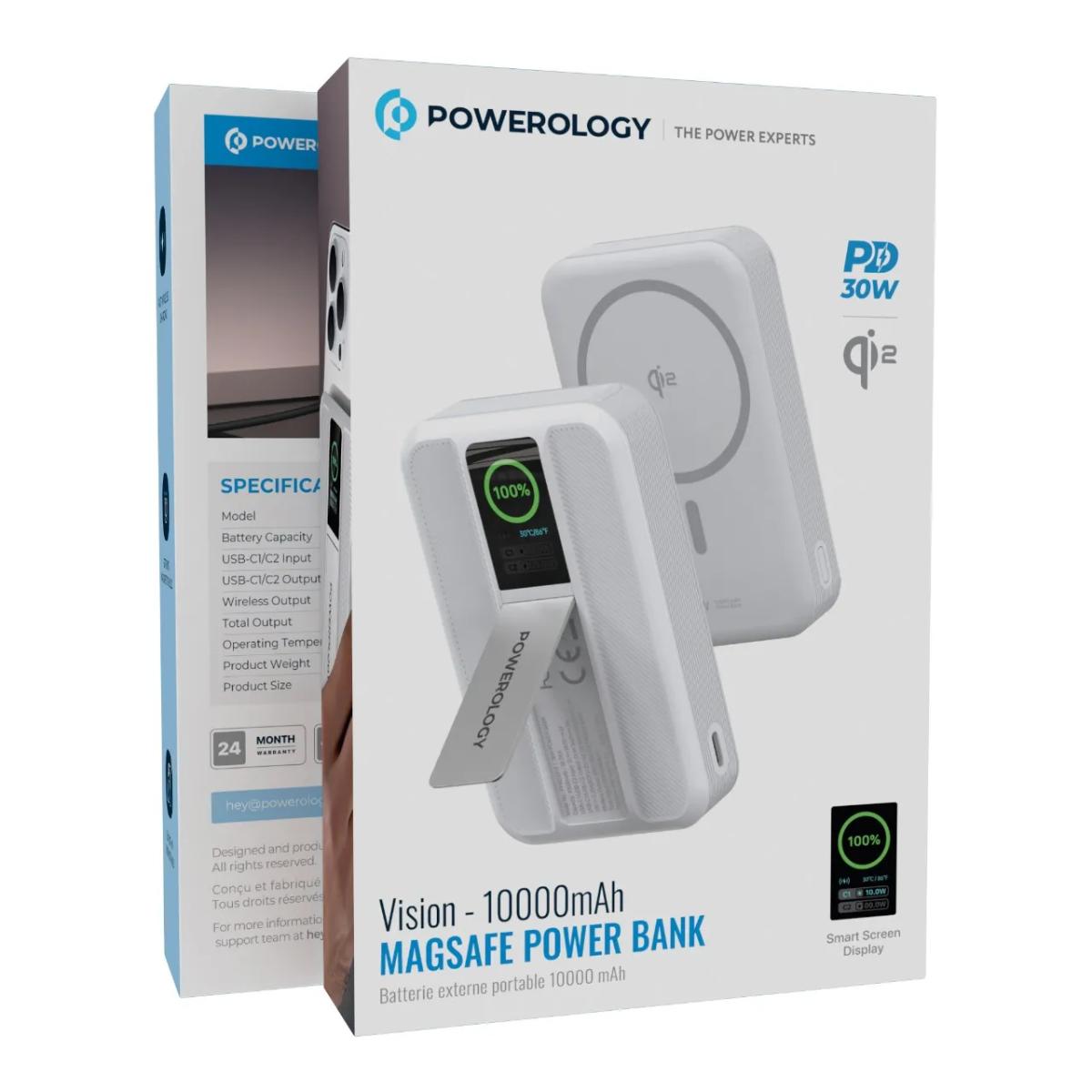 Powerology Vision 10,000mAh Magnetic Power Bank
