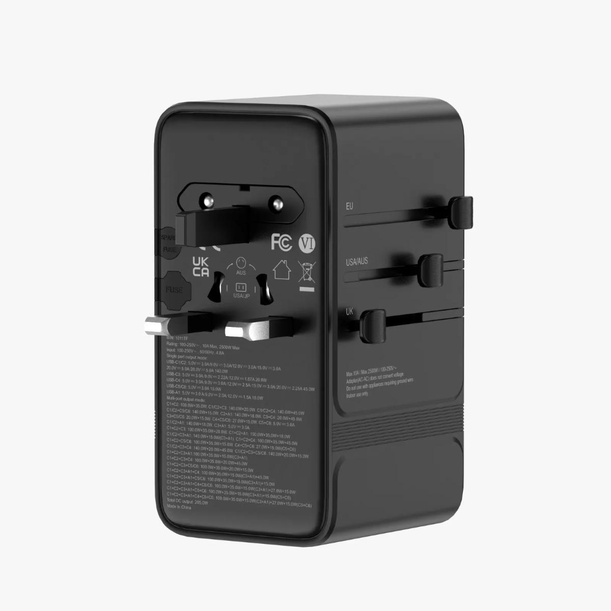 Powerology Spetrova 140W Universal Travel Adapter