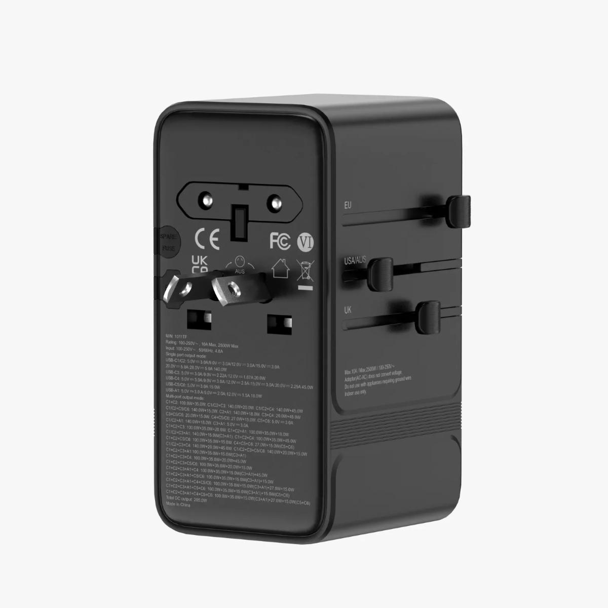 Powerology Spetrova 140W Universal Travel Adapter