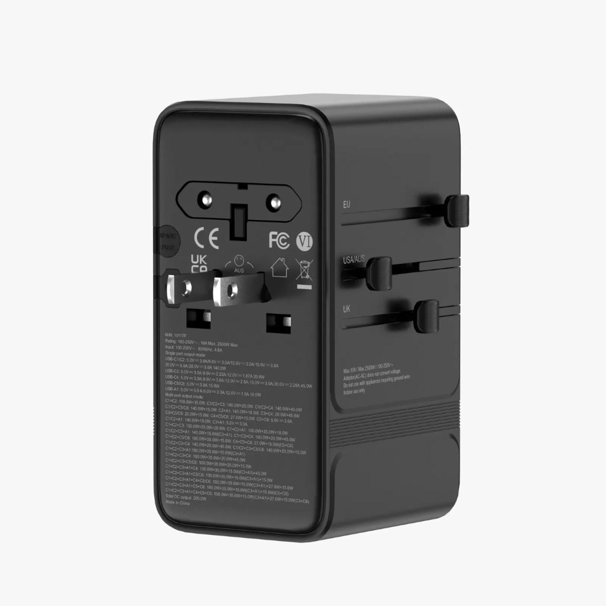 Powerology Spetrova 140W Universal Travel Adapter