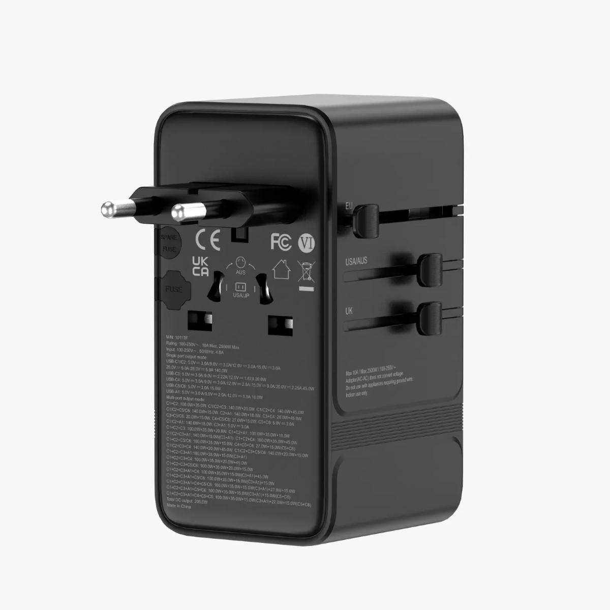 Powerology Spetrova 140W Universal Travel Adapter