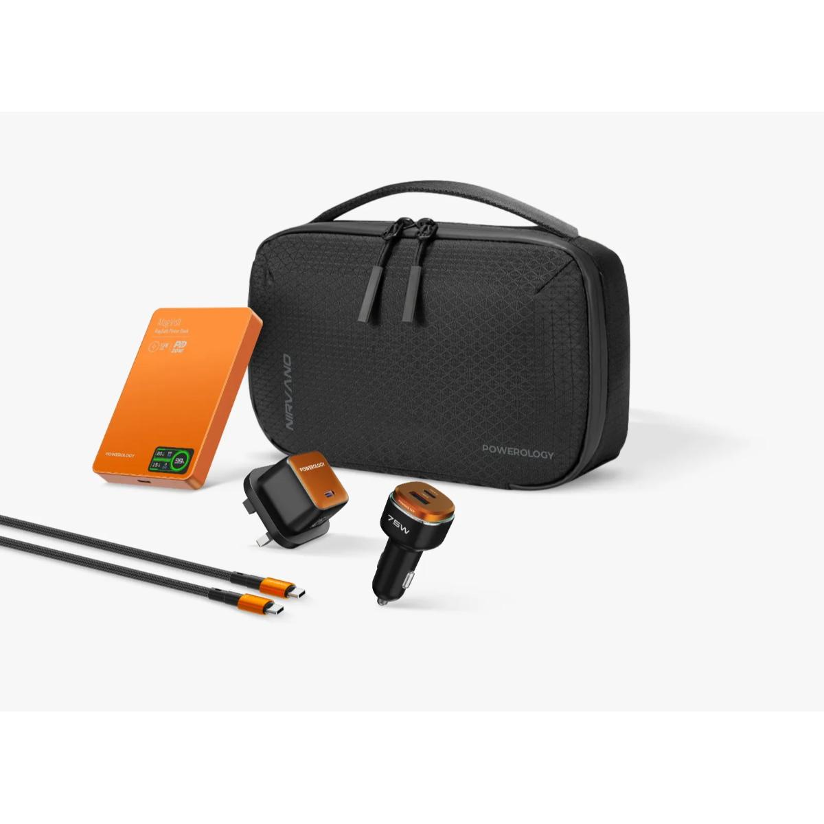 Powerology Nirvano 5-In-1 POWER Travel Kit