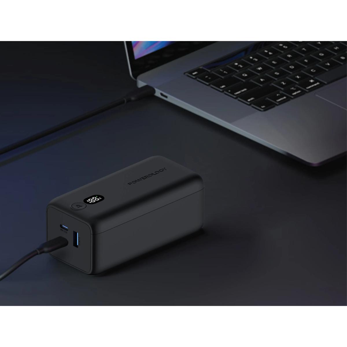 Powerology Onyx 30000mAh 4-Port Portable Charger