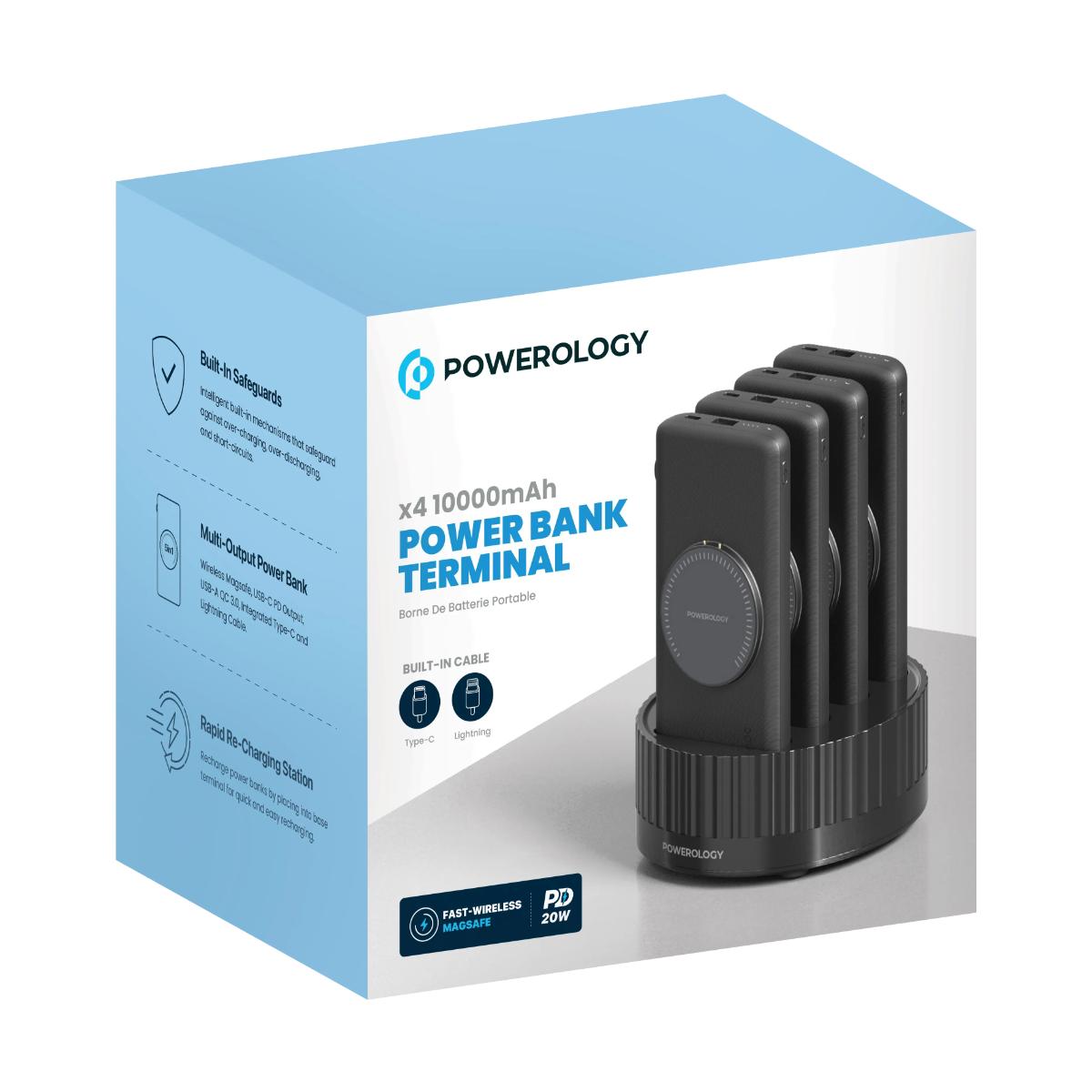 Powerology *4 10000mAh Powerbank Terminal