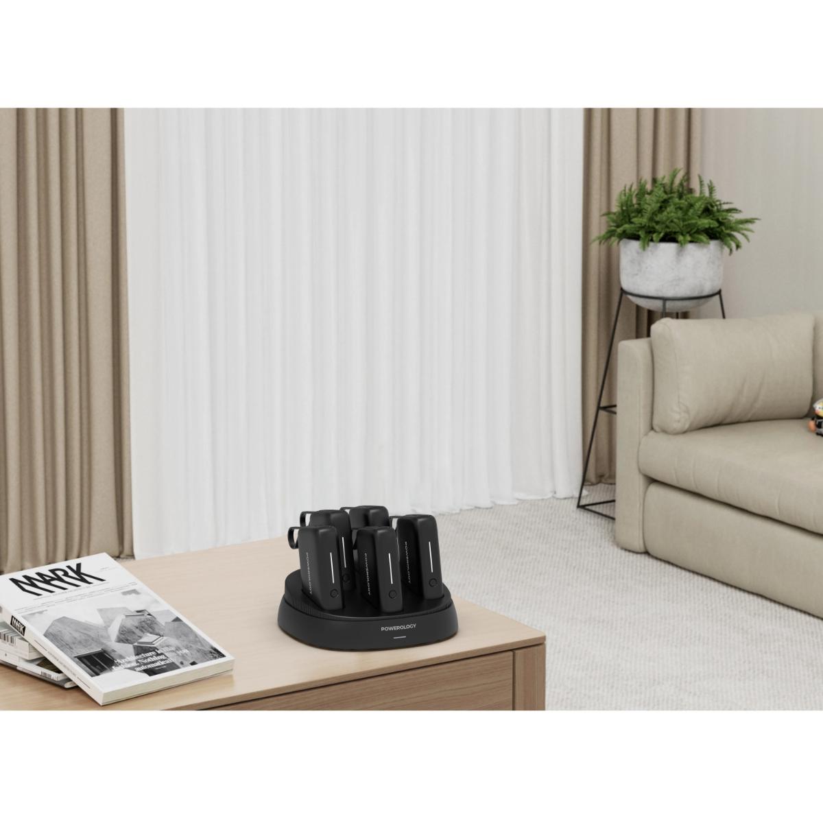 Powerology ×5 10000mAh Power Bank Station