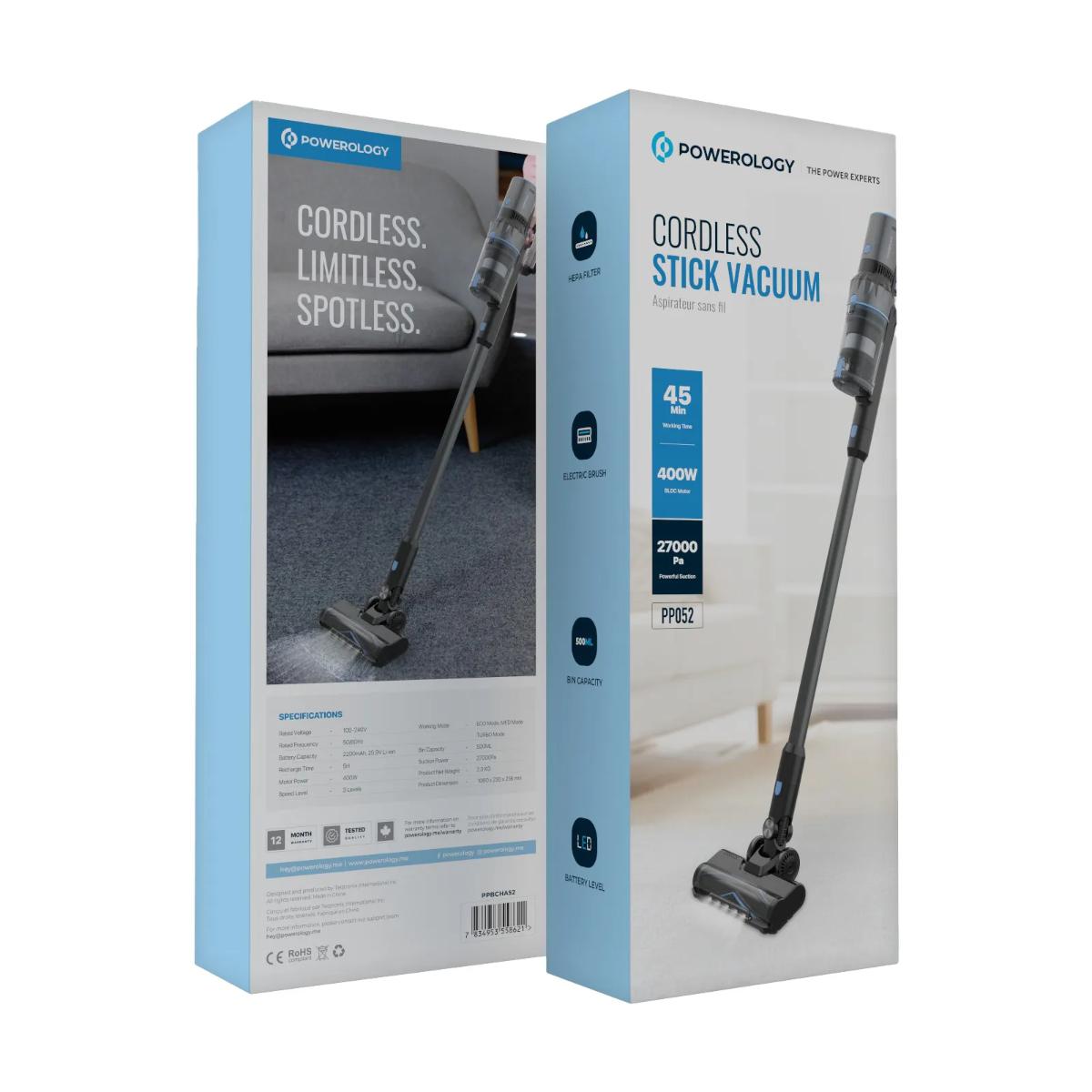 powerology Cordless Stick Vacuum