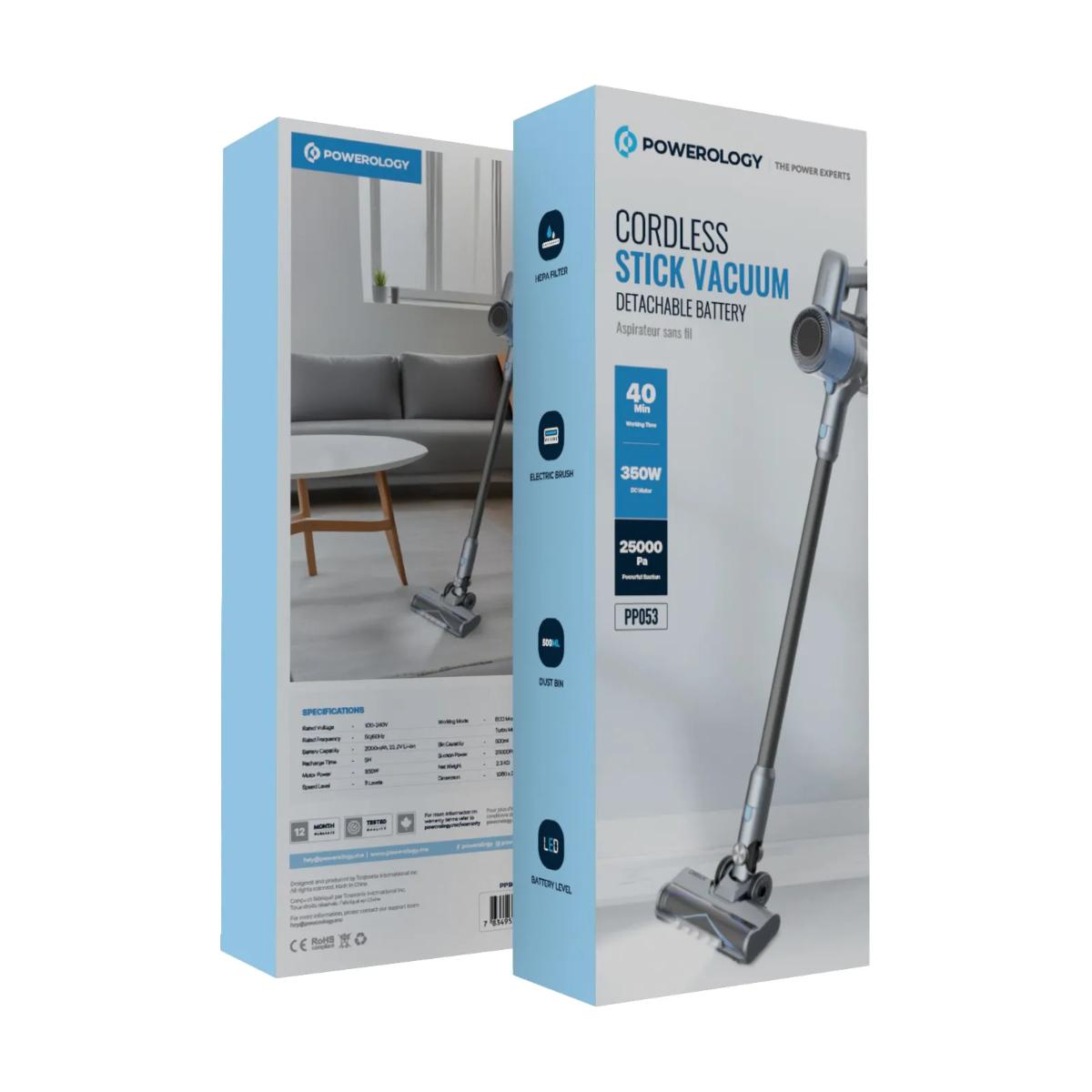 Powerology Smart Cordless Vacuum Cleaner (27000Pa)