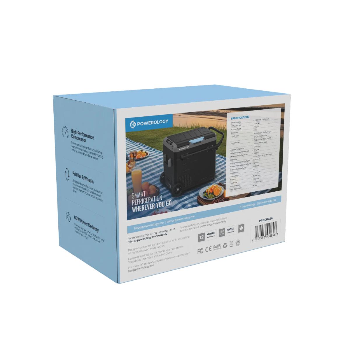 Powerology Dual Compartment Smart Fridge And Freezer