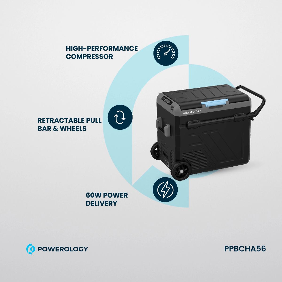 Powerology Dual Compartment Smart Fridge And Freezer