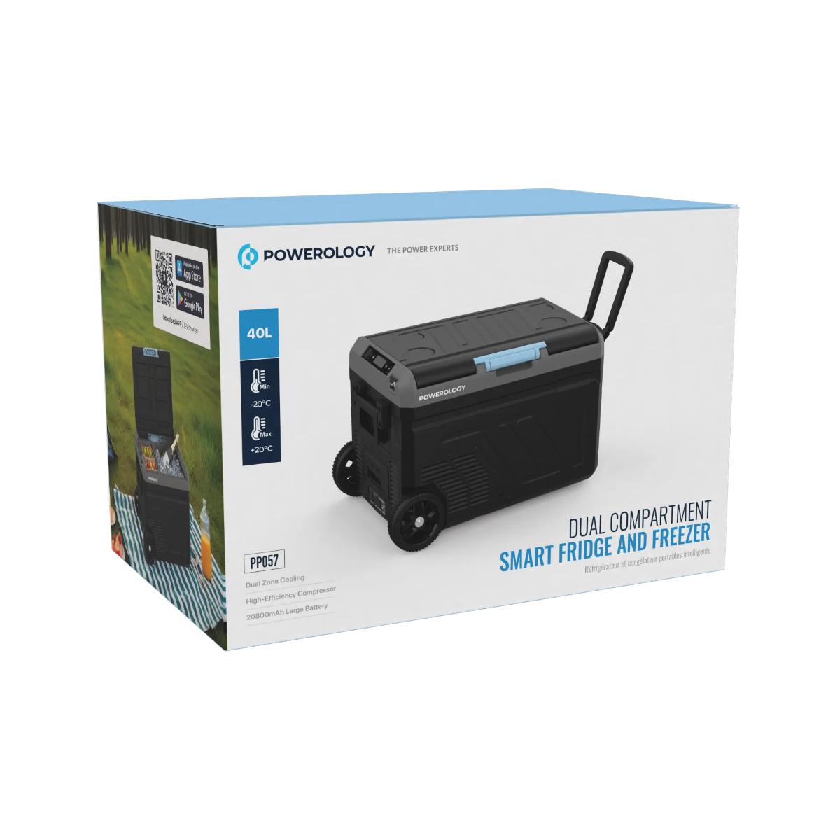 Powerology Dual Compartment Smart Fridge And Freezer