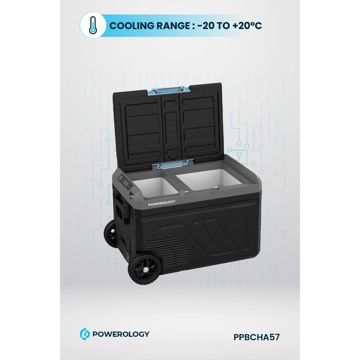 Powerology Dual Compartment Smart Fridge And Freezer