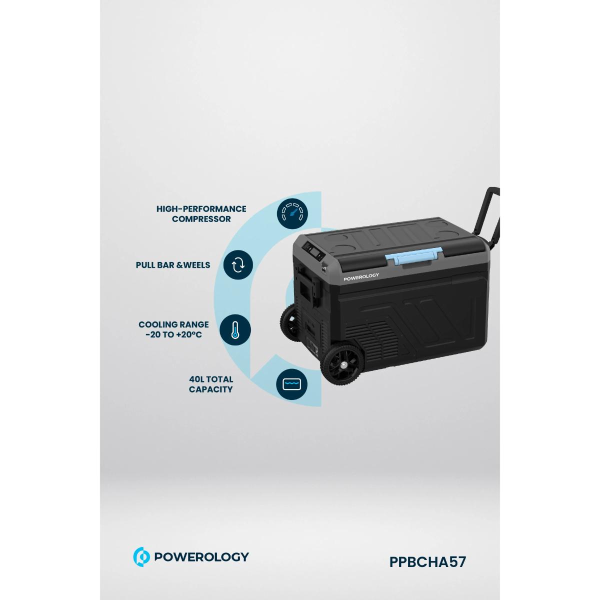 Powerology Dual Compartment Smart Fridge And Freezer