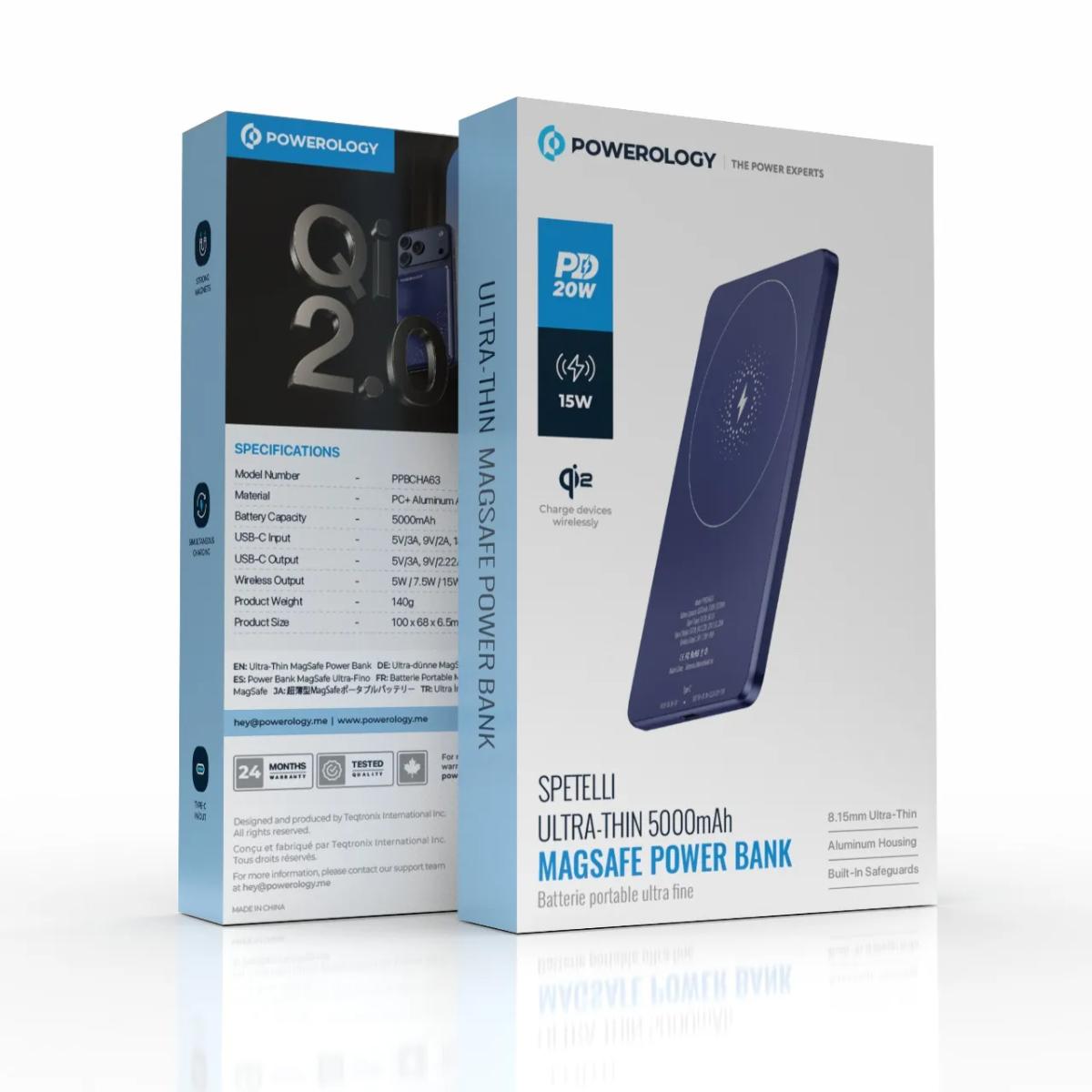 Powerology Ultra-Thin  MagSafe Power Bank