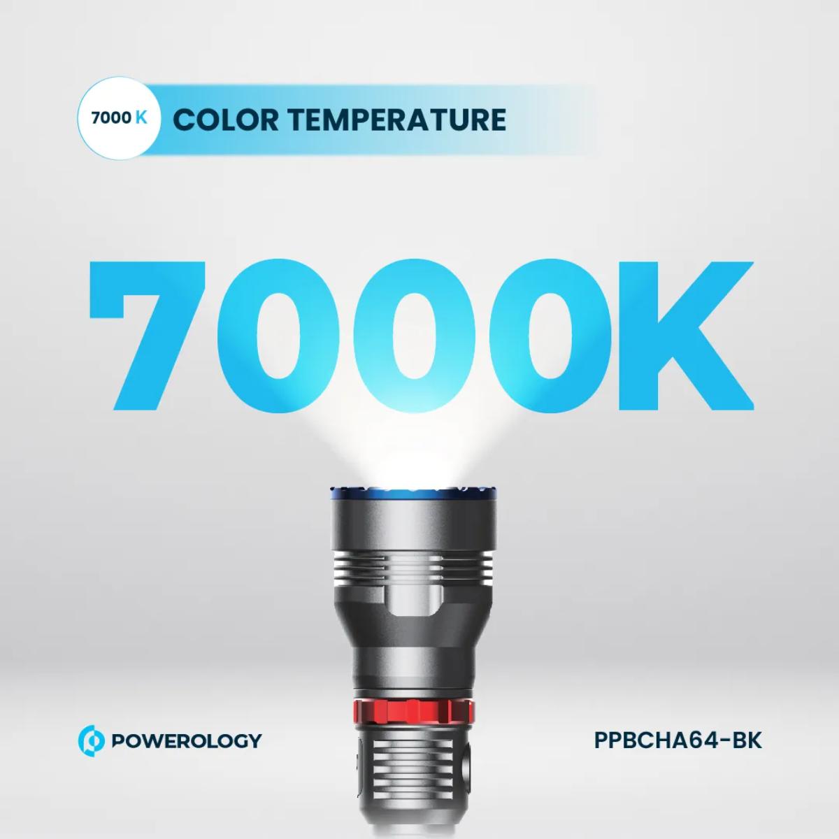Powerology  Rechargeable LED Flash Light