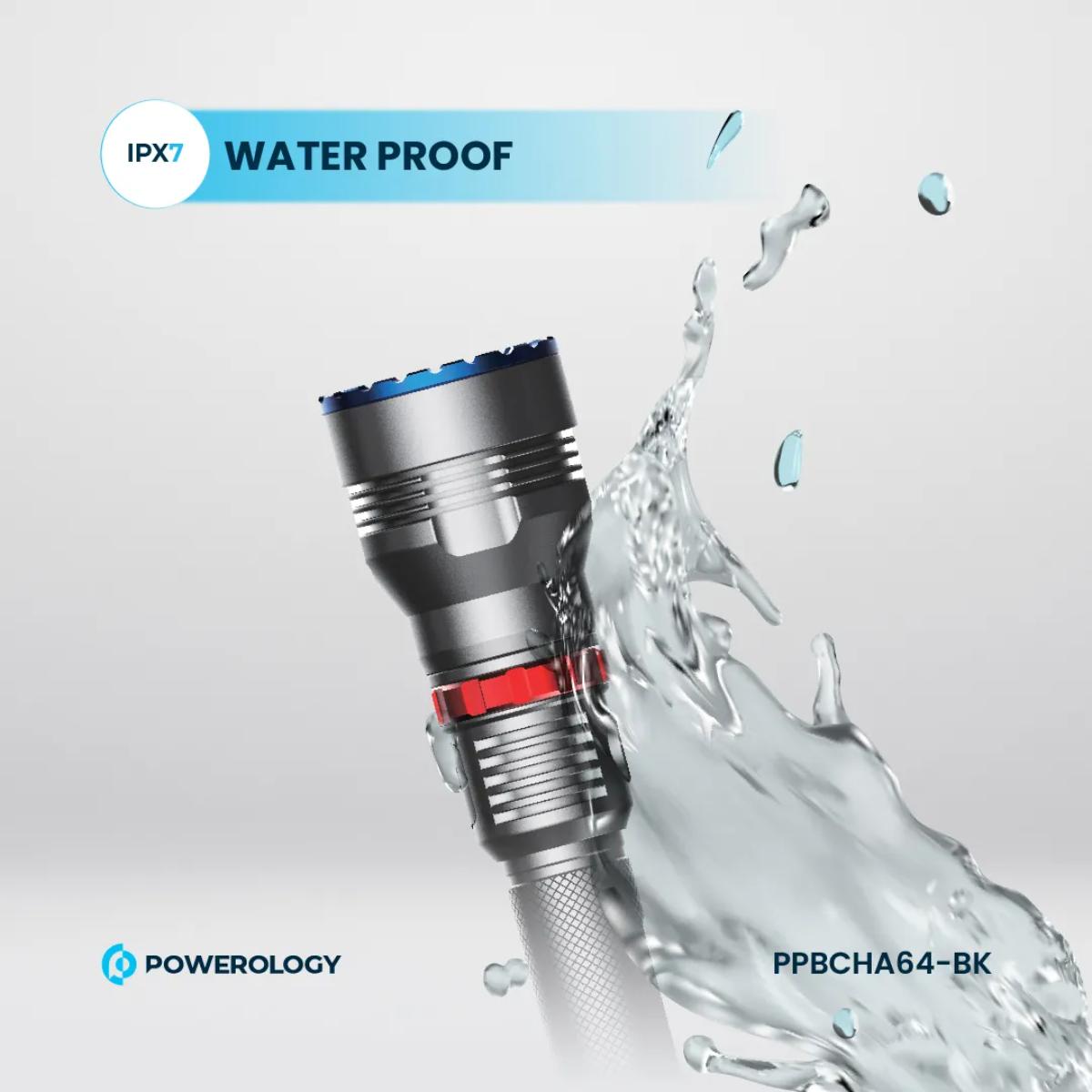 Powerology  Rechargeable LED Flash Light