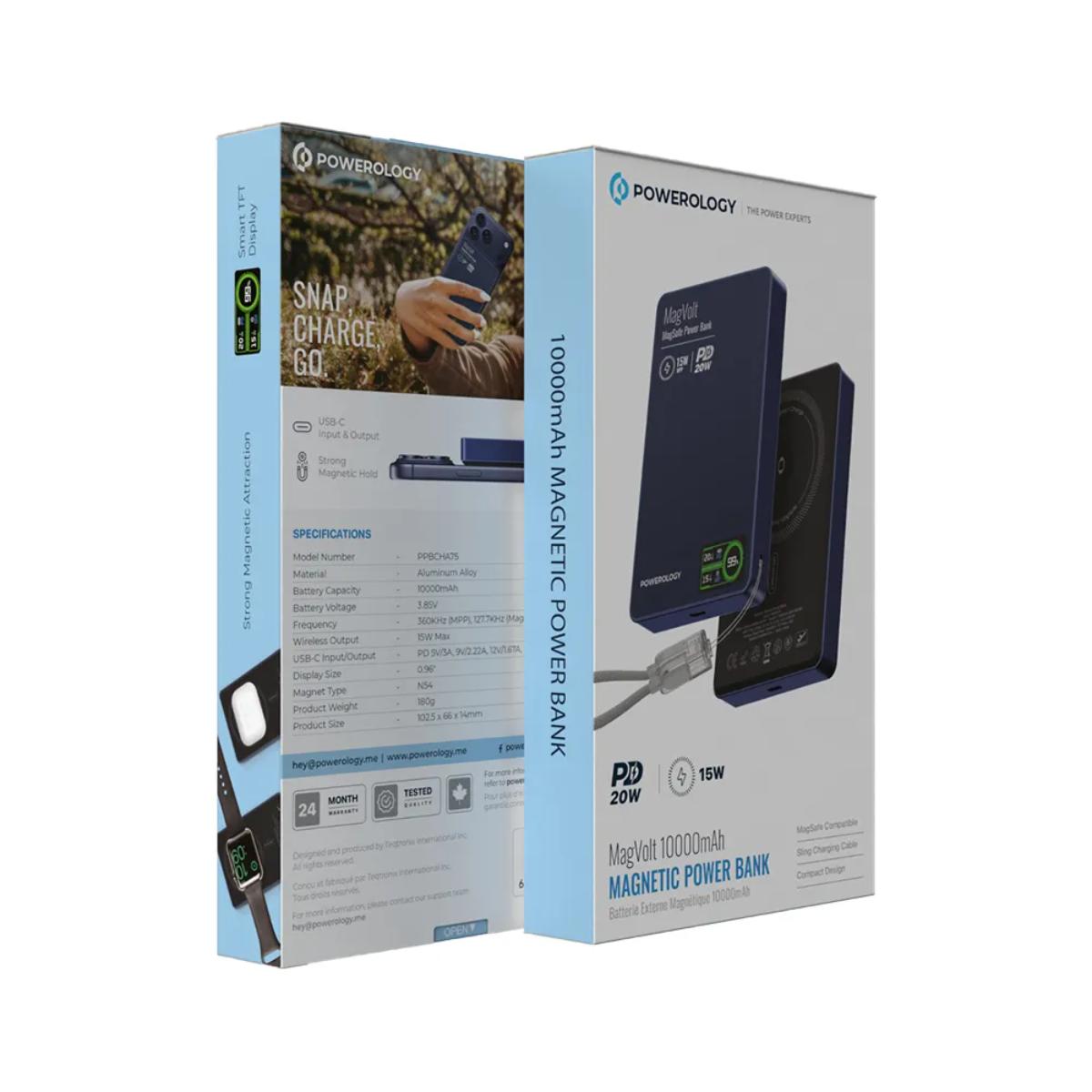 Powerology MagVolt 10000mAh  Power Bank