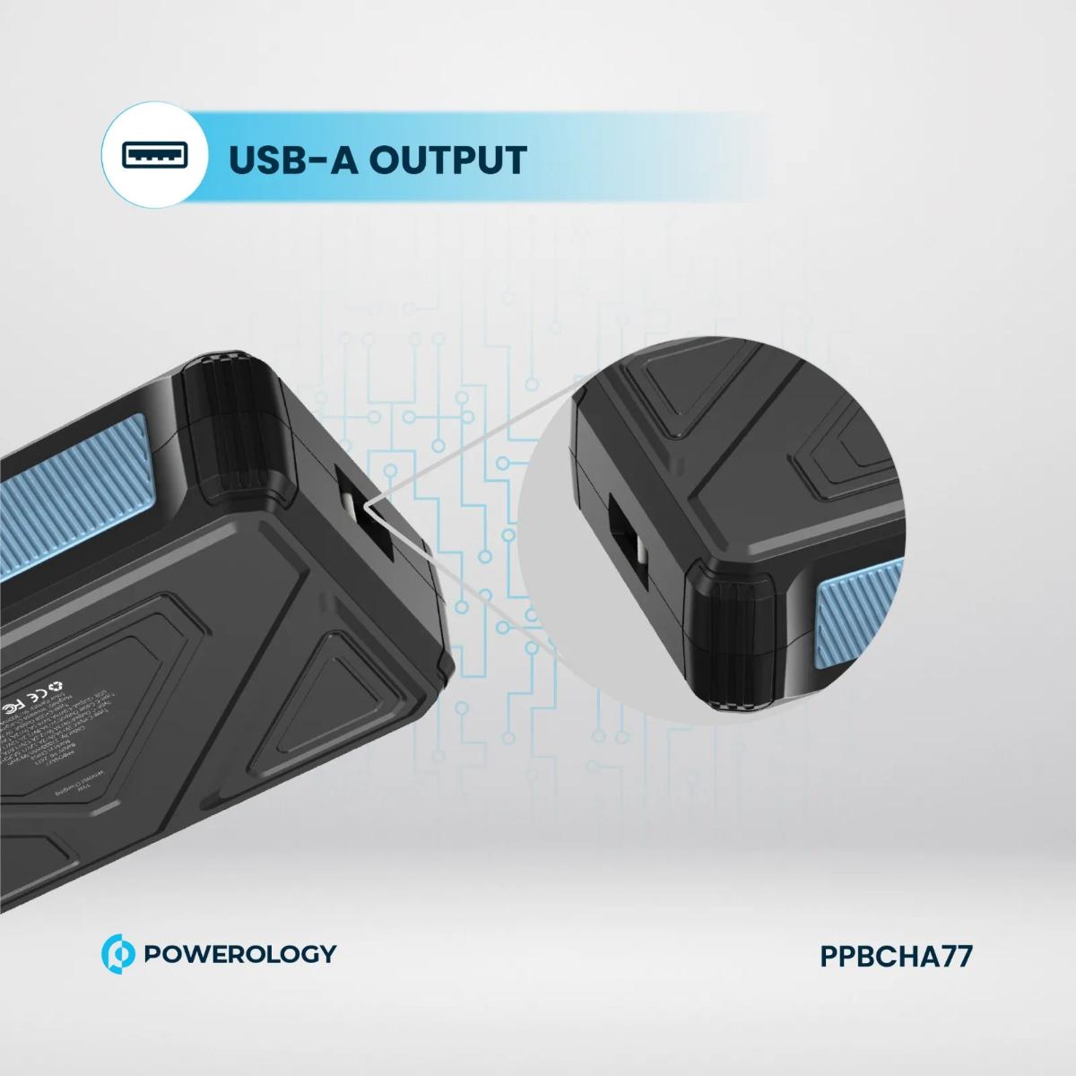 Powerology 27000mAh Solar Wireless Power Bank