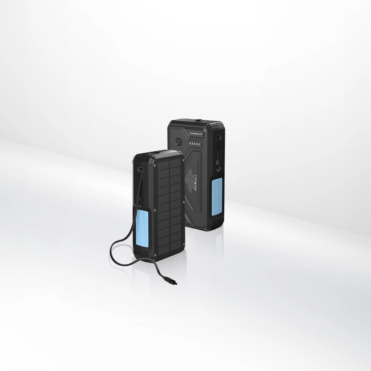 Powerology 27000mAh Solar Wireless Power Bank