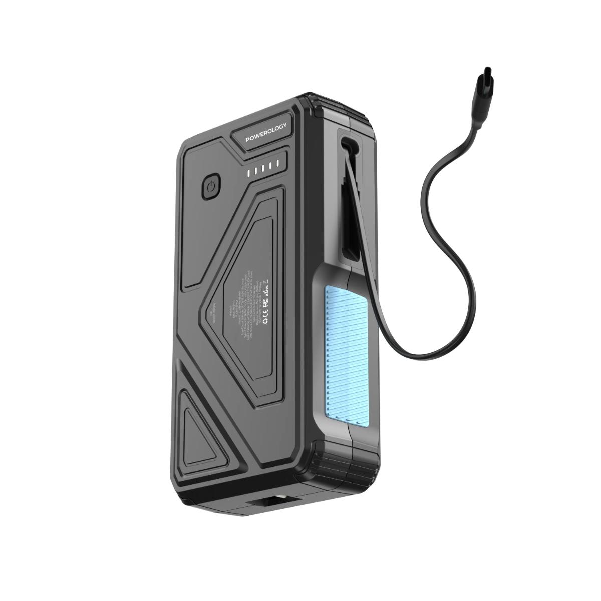 Powerology 27000mAh Solar Wireless Power Bank