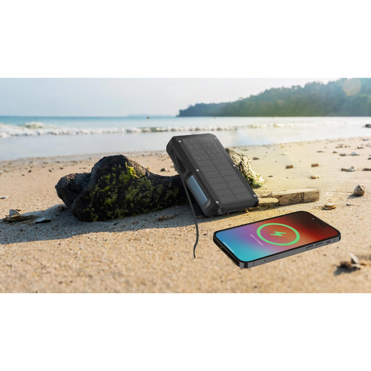 Powerology 27000mAh Solar Wireless Power Bank