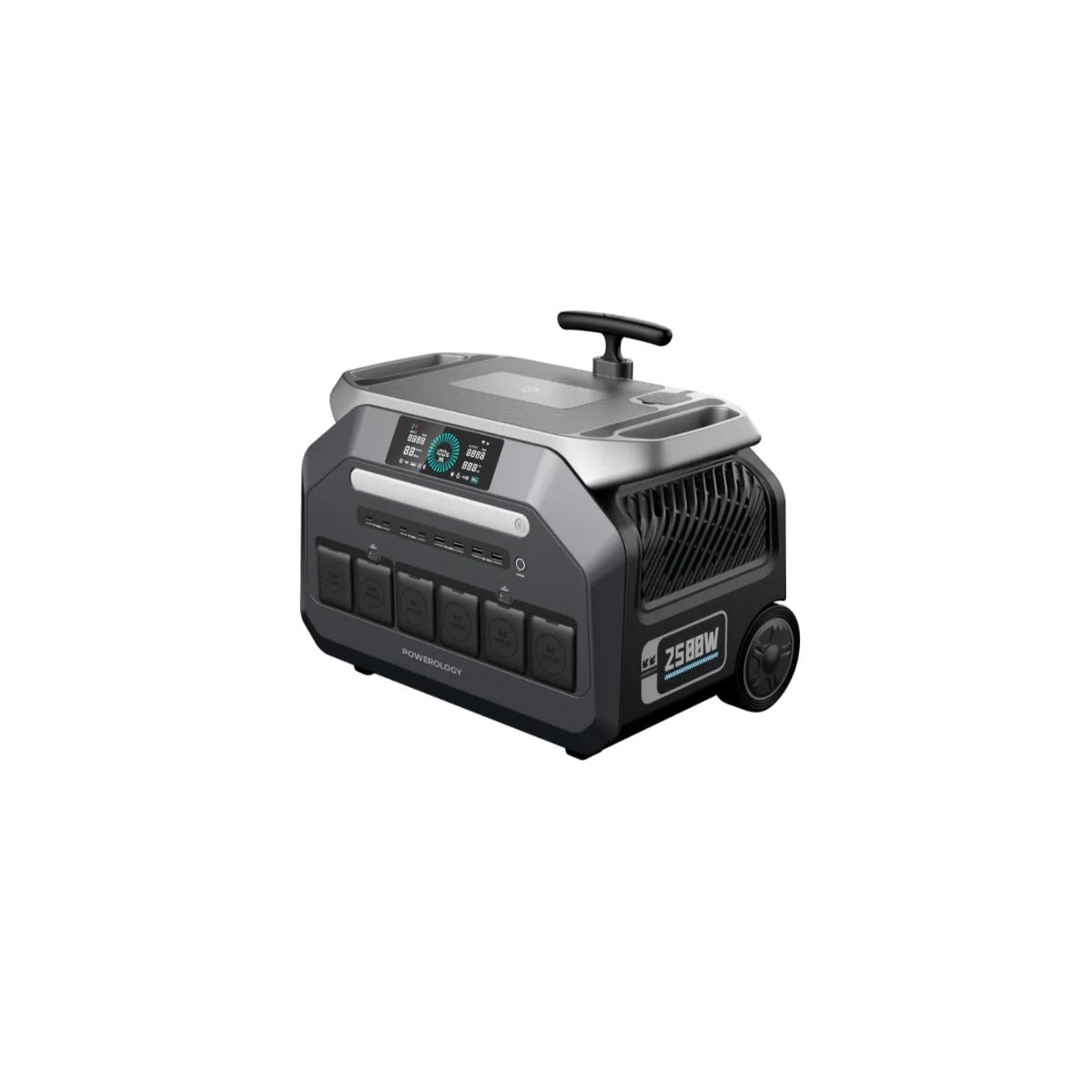 Powerology 2500W Portable Solar Generator