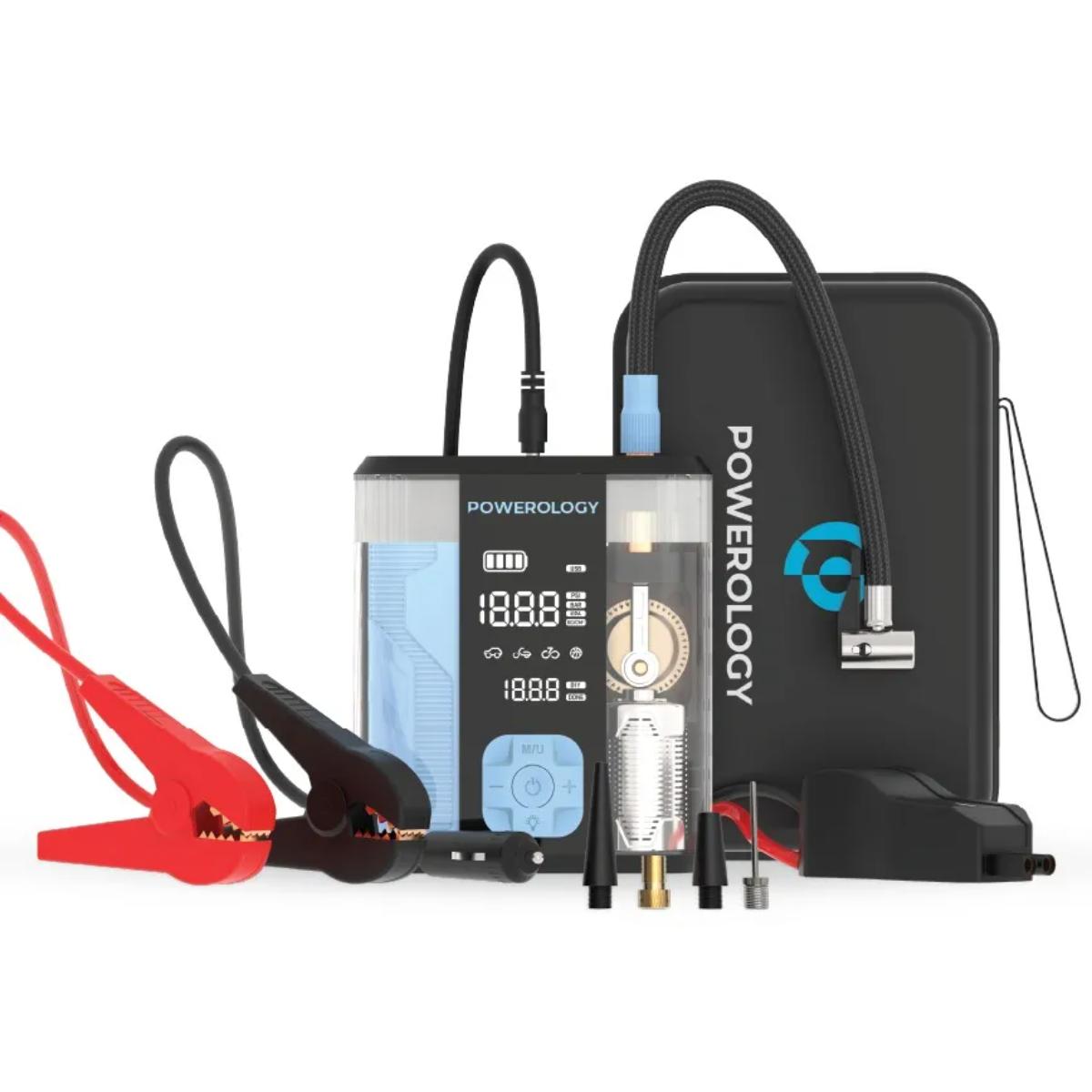 Powerology 3 in 1 Jump Starter & Tire Inflator