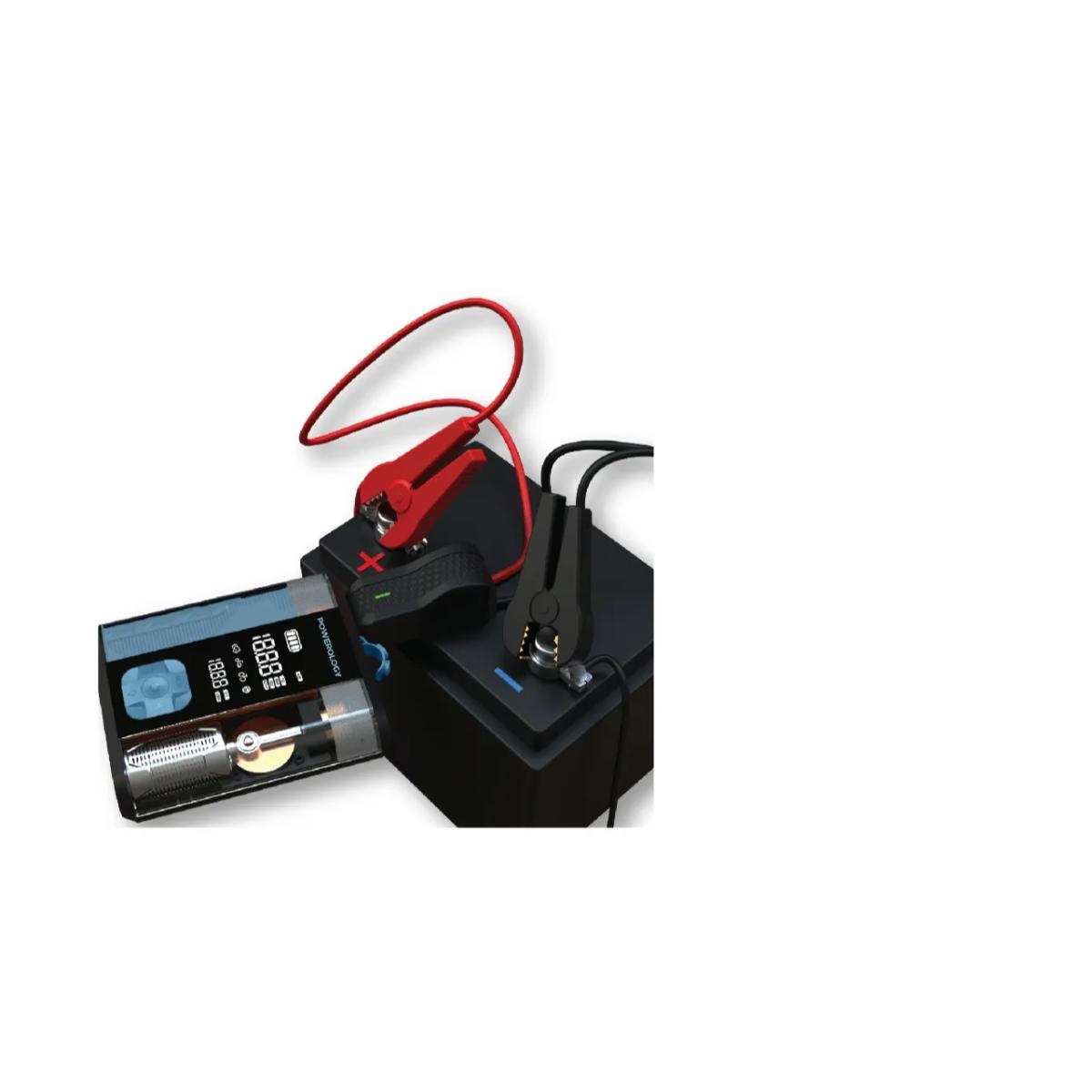 Powerology 3 in 1 Jump Starter & Tire Inflator