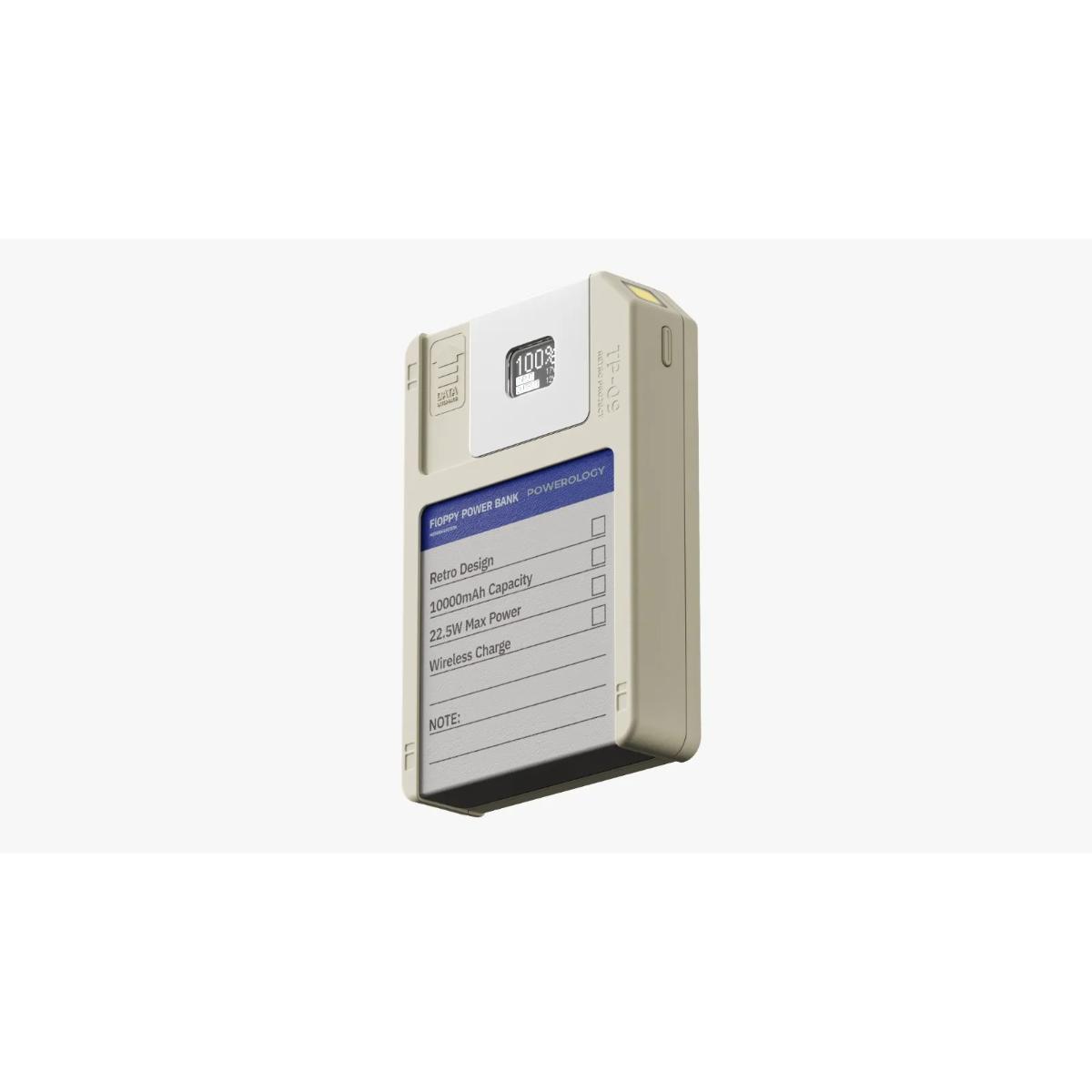 Powerology  Floppy Disk 10,000mAh  Power Bank
