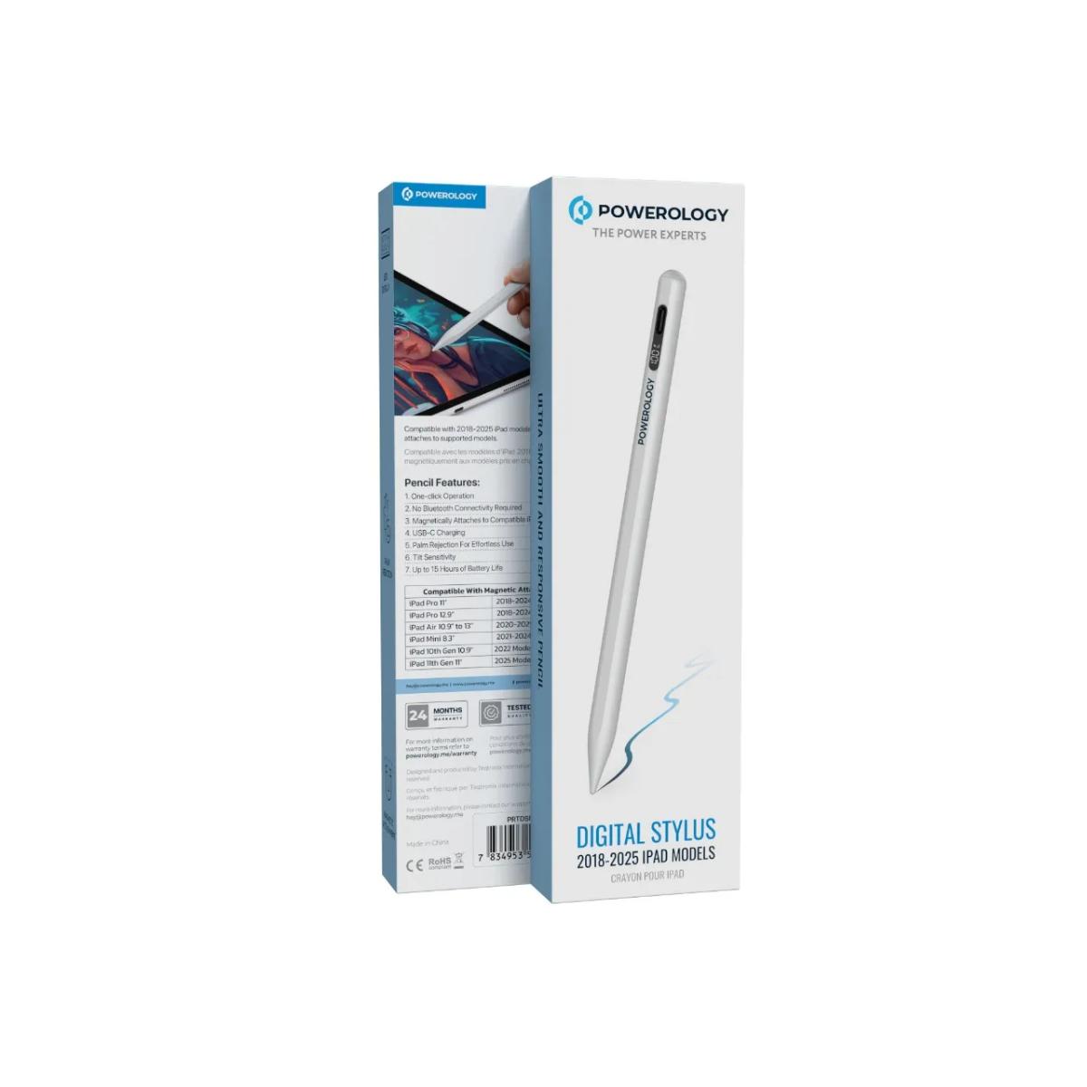 Powerology Digital Stylus 2018-2024 iPad Models