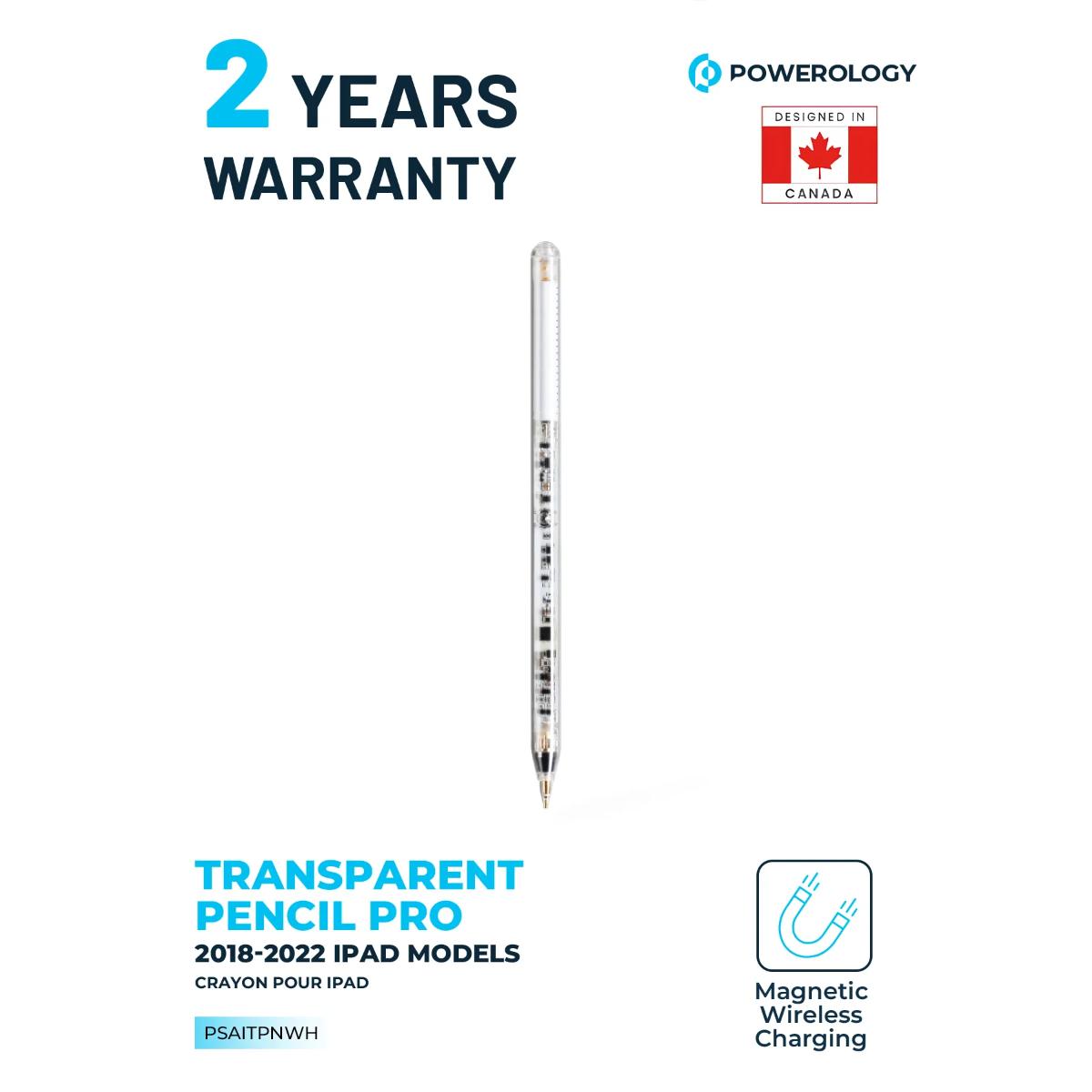 Powerology Transparent Stylus Pen for iPad