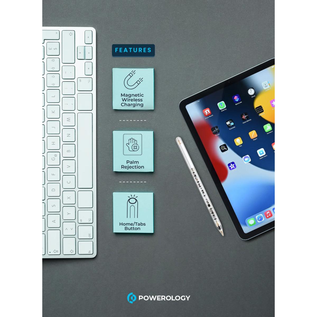 Powerology Transparent Stylus Pen for iPad