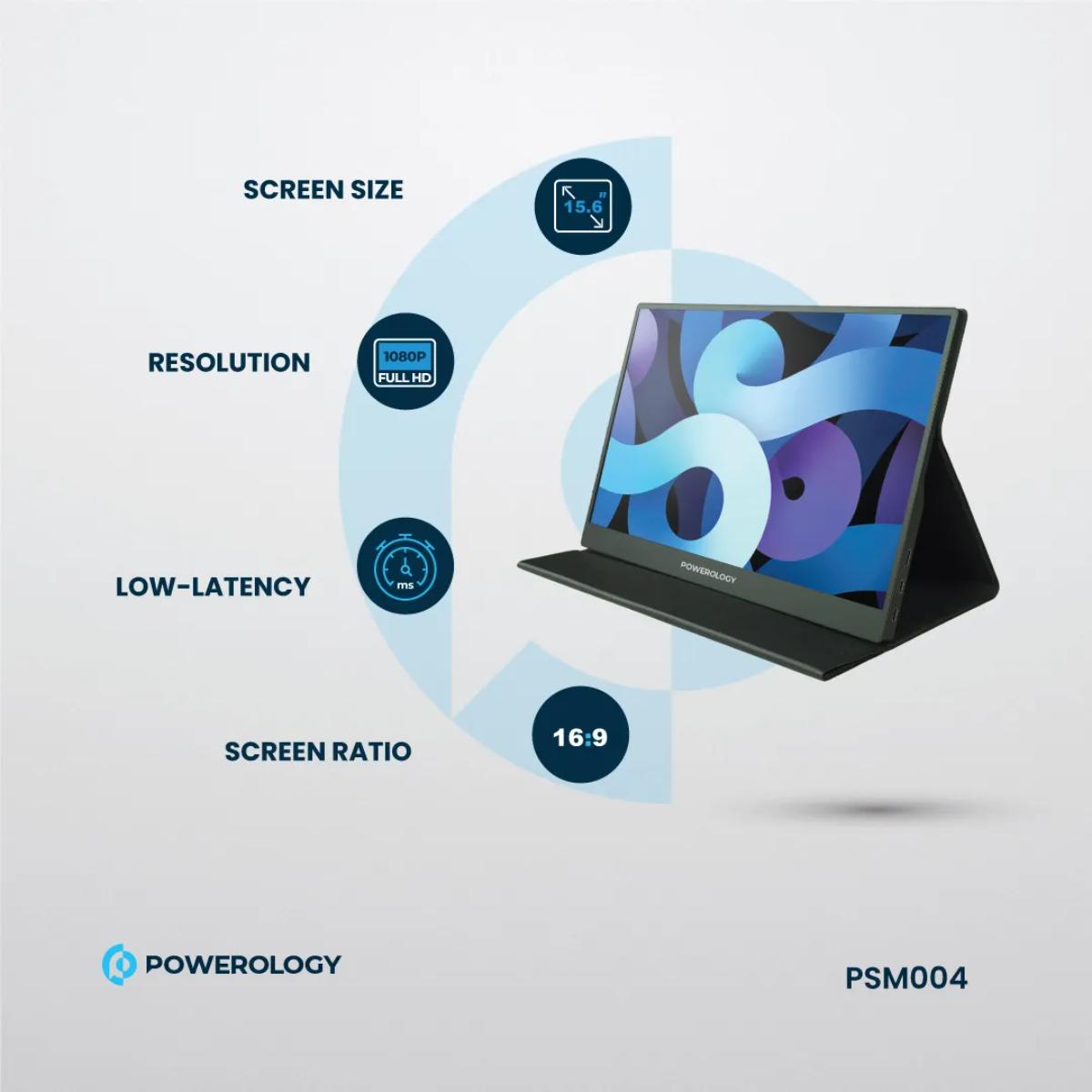 Powerology Ultra-Slim Portable Monitor