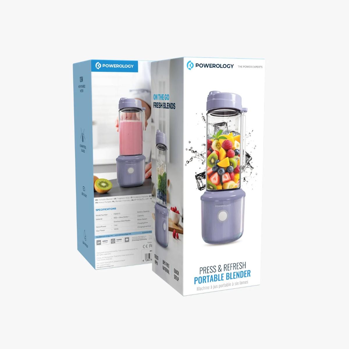 Powerology Press & Refresh Portable Blender