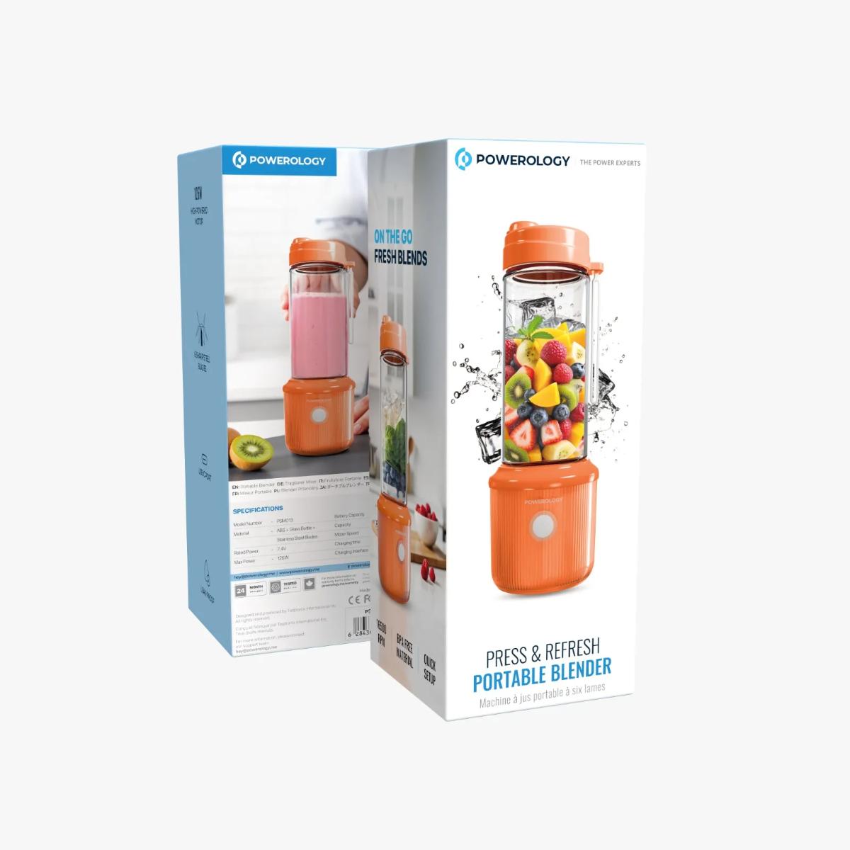 Powerology Press & Refresh Portable Blender