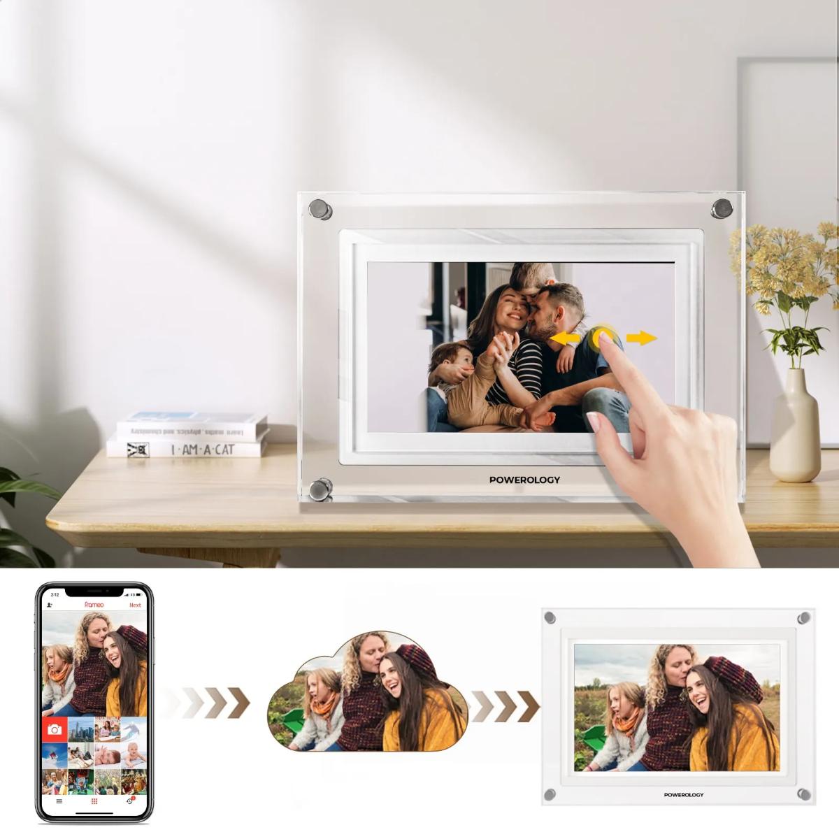 Powerology 7'' Smart Frame Digital Photo Display