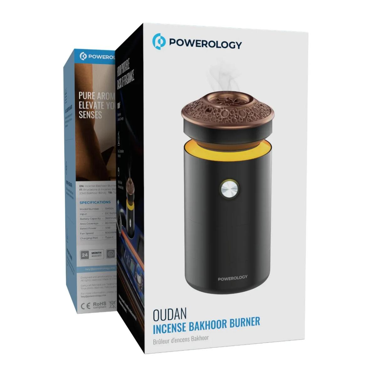 Powerology Oudan Incense Bakhoor Burner